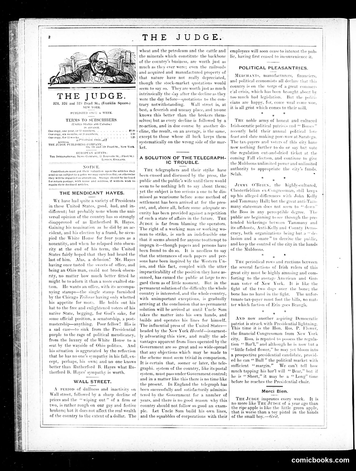 Judge — September 1, 1883 — page 2: Judge, 1883-09-01