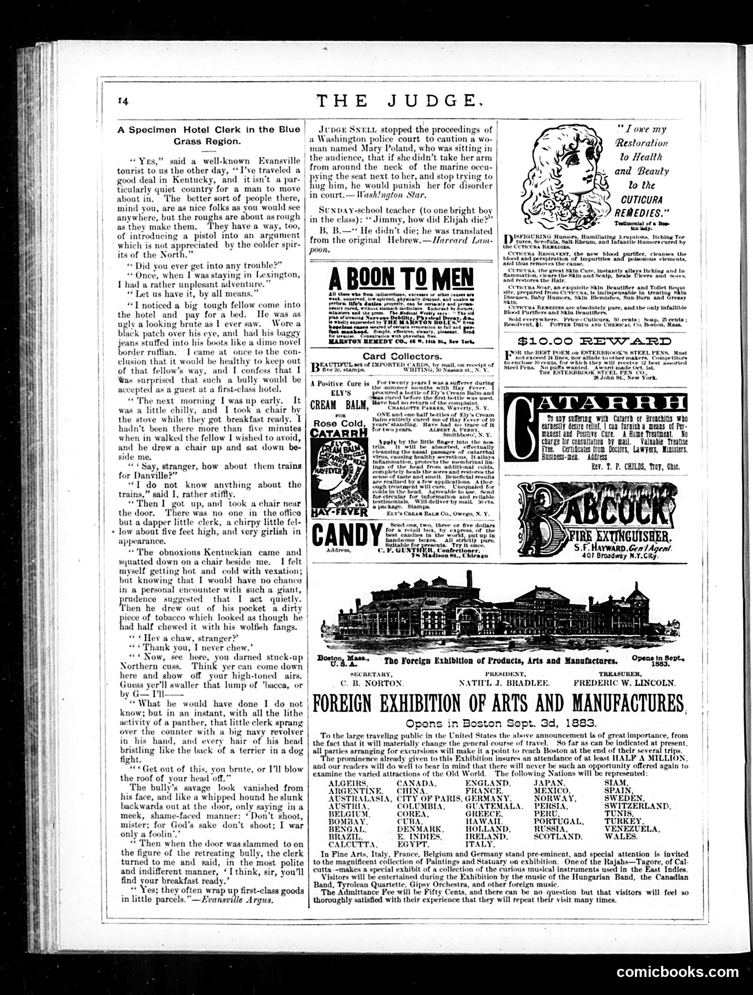 Judge — September 8, 1883 — page 14