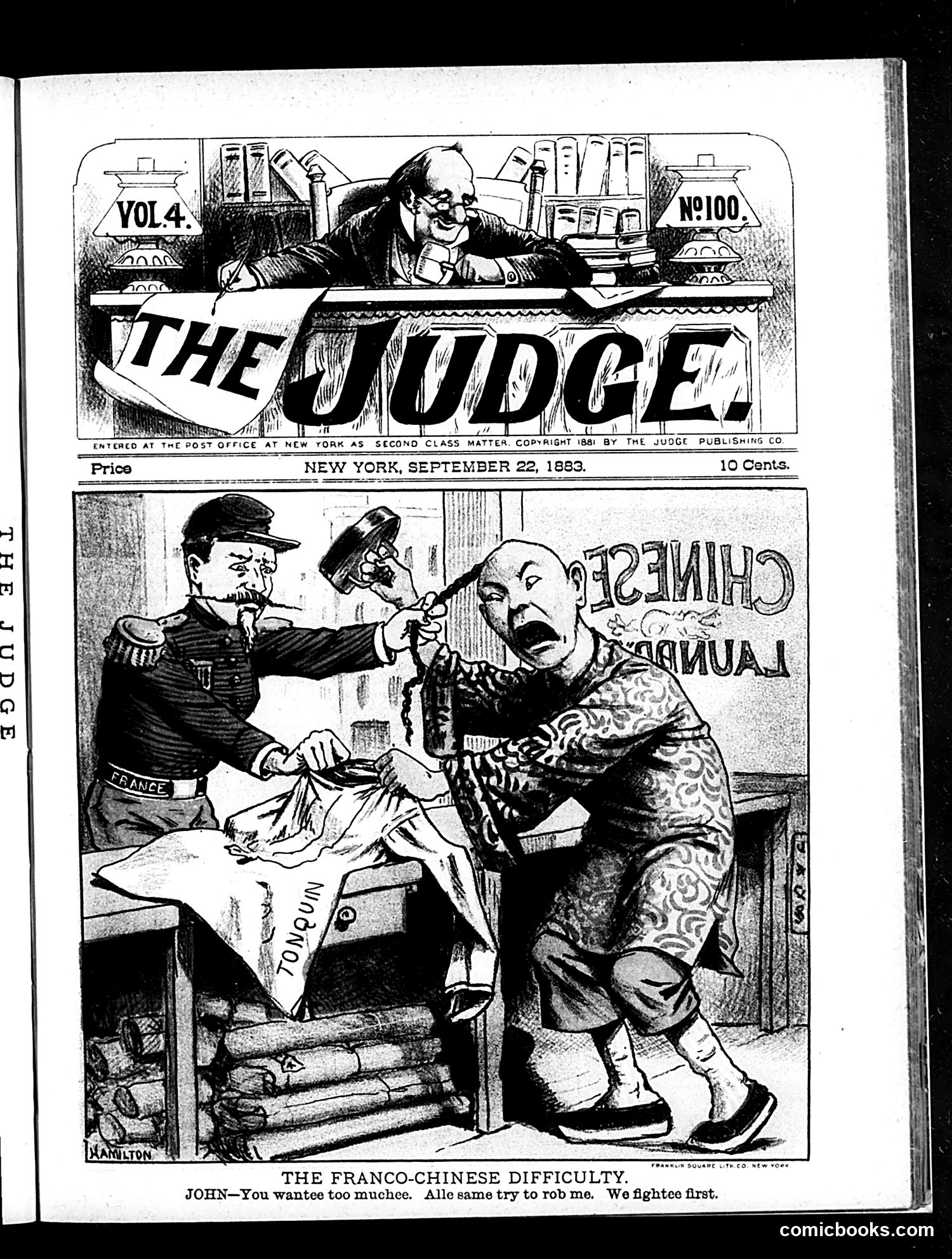 Judge — September 22, 1883 — page 1: Judge, 1883-09-22