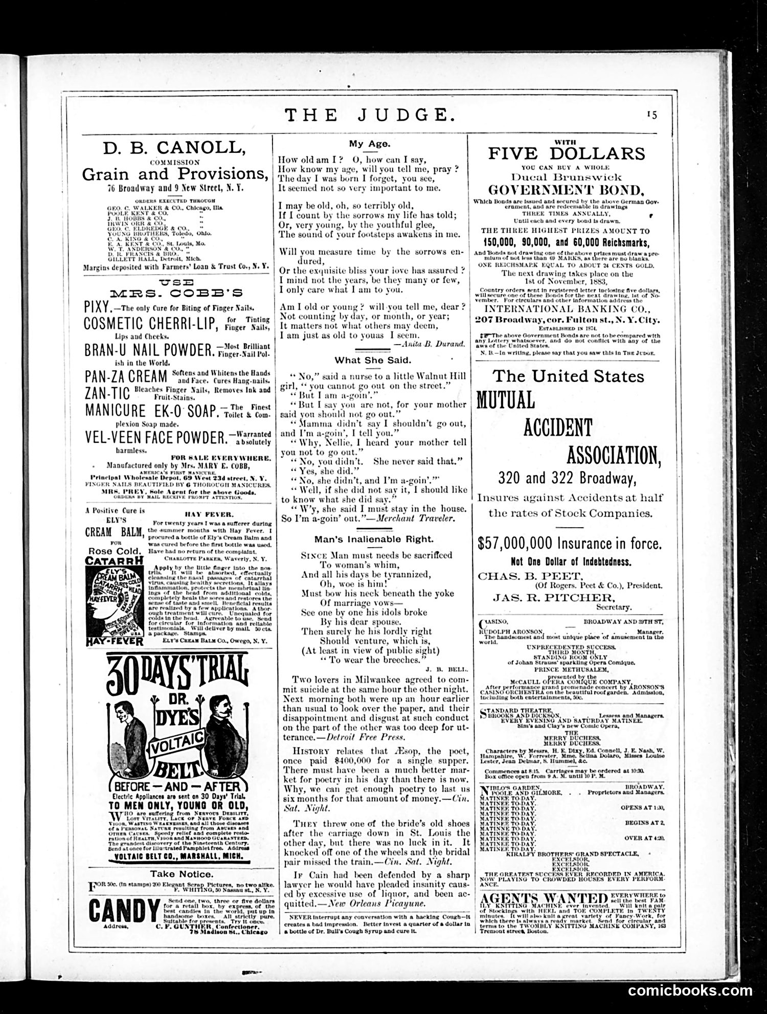Judge — October 6, 1883 — page 15