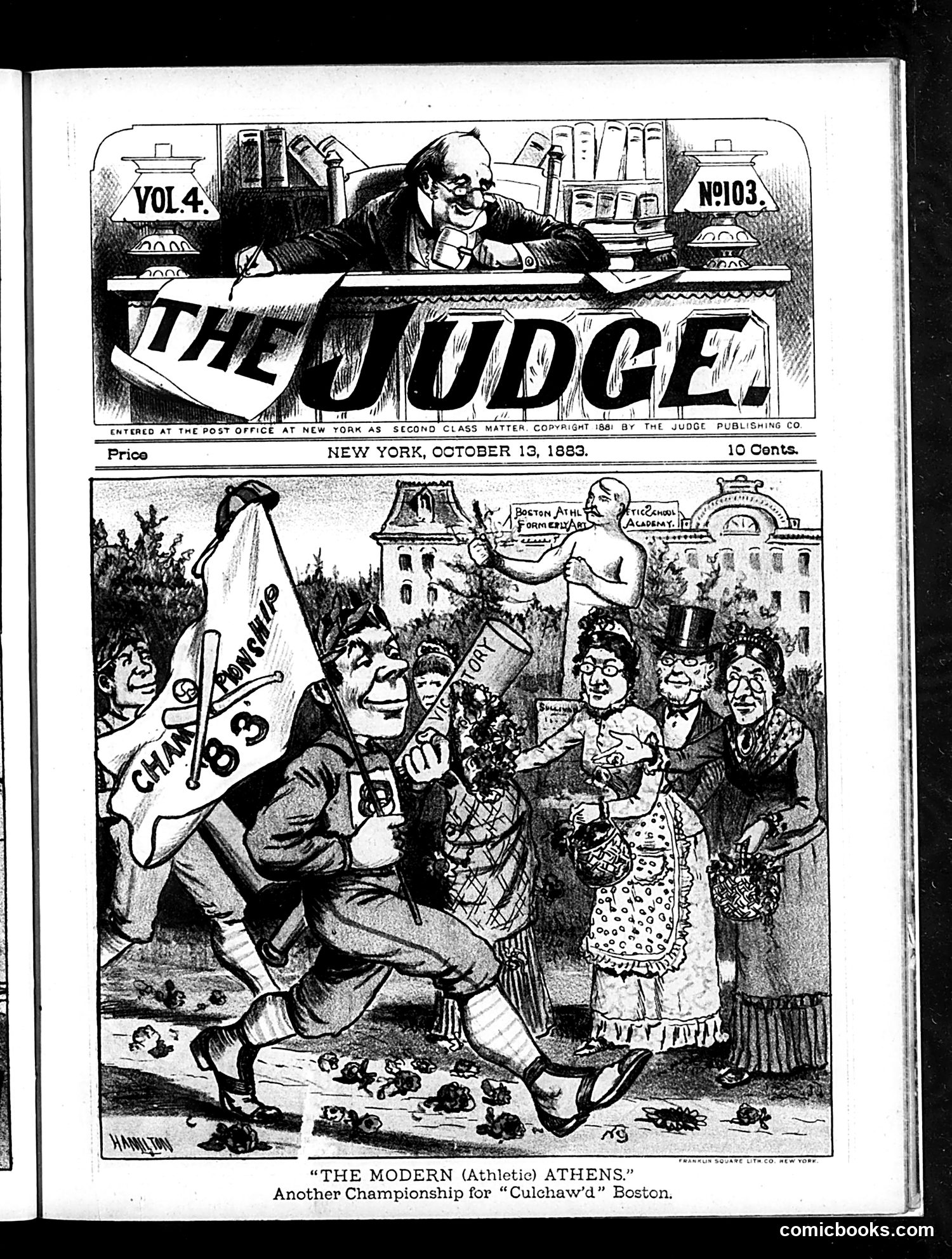 Judge — October 13, 1883 — page 1: Judge, 1883-10-13