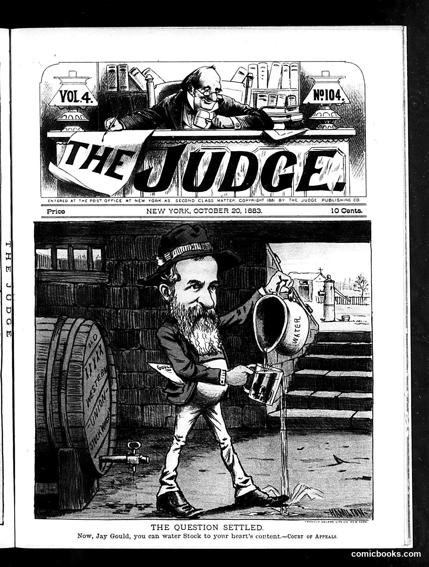 Judge — October 20, 1883 — page 1: Judge, 1883-10-20