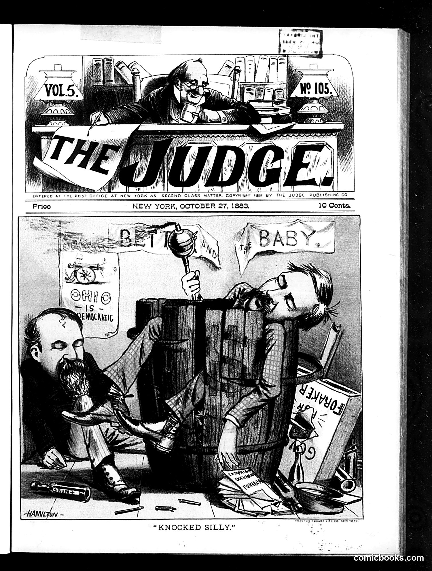 Judge — October 27, 1883 — page 1: Judge, 1883-10-27