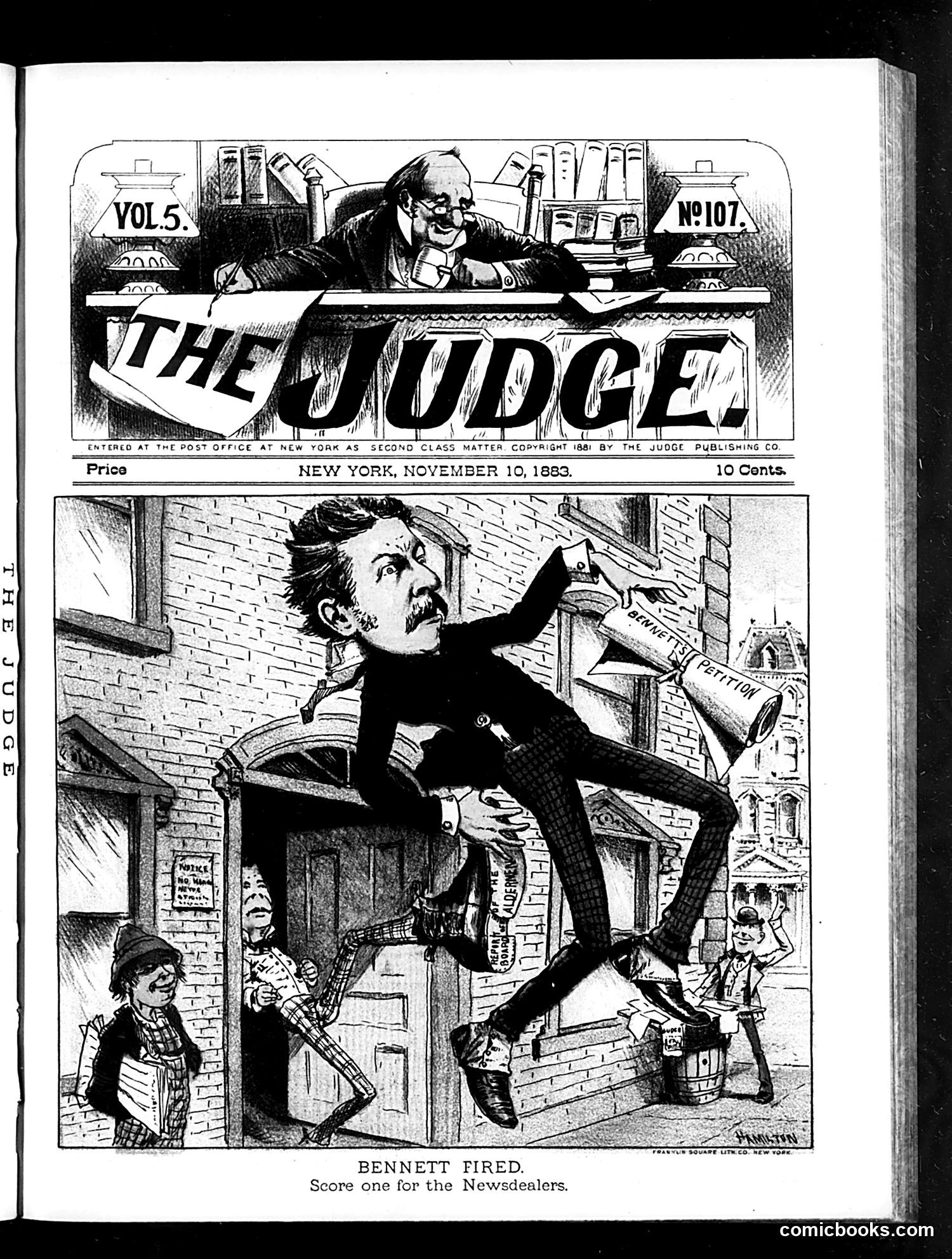 Judge — November 10, 1883 — page 1: Judge, 1883-11-10