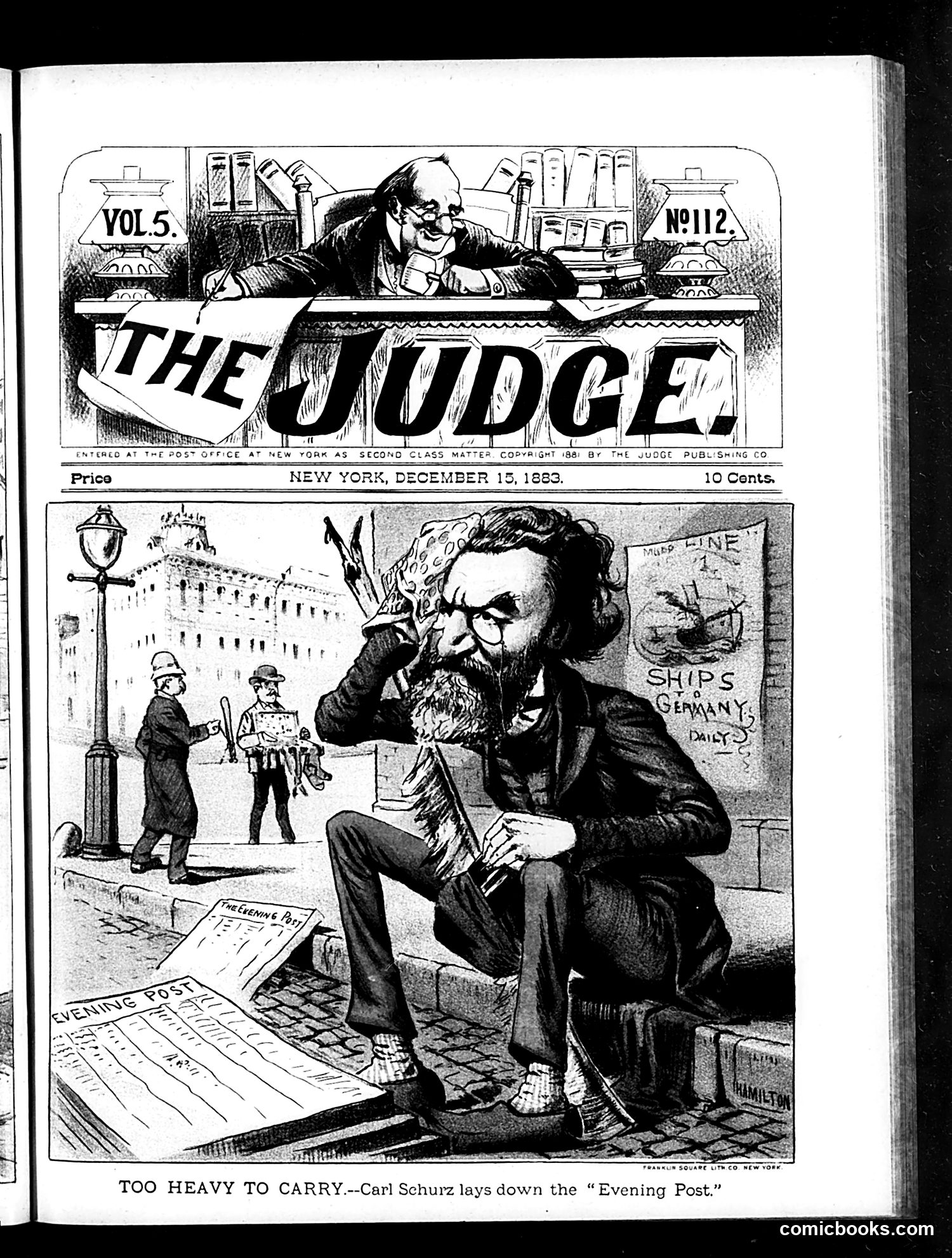 Judge — December 15, 1883 — page 1: Judge, 1883-12-15