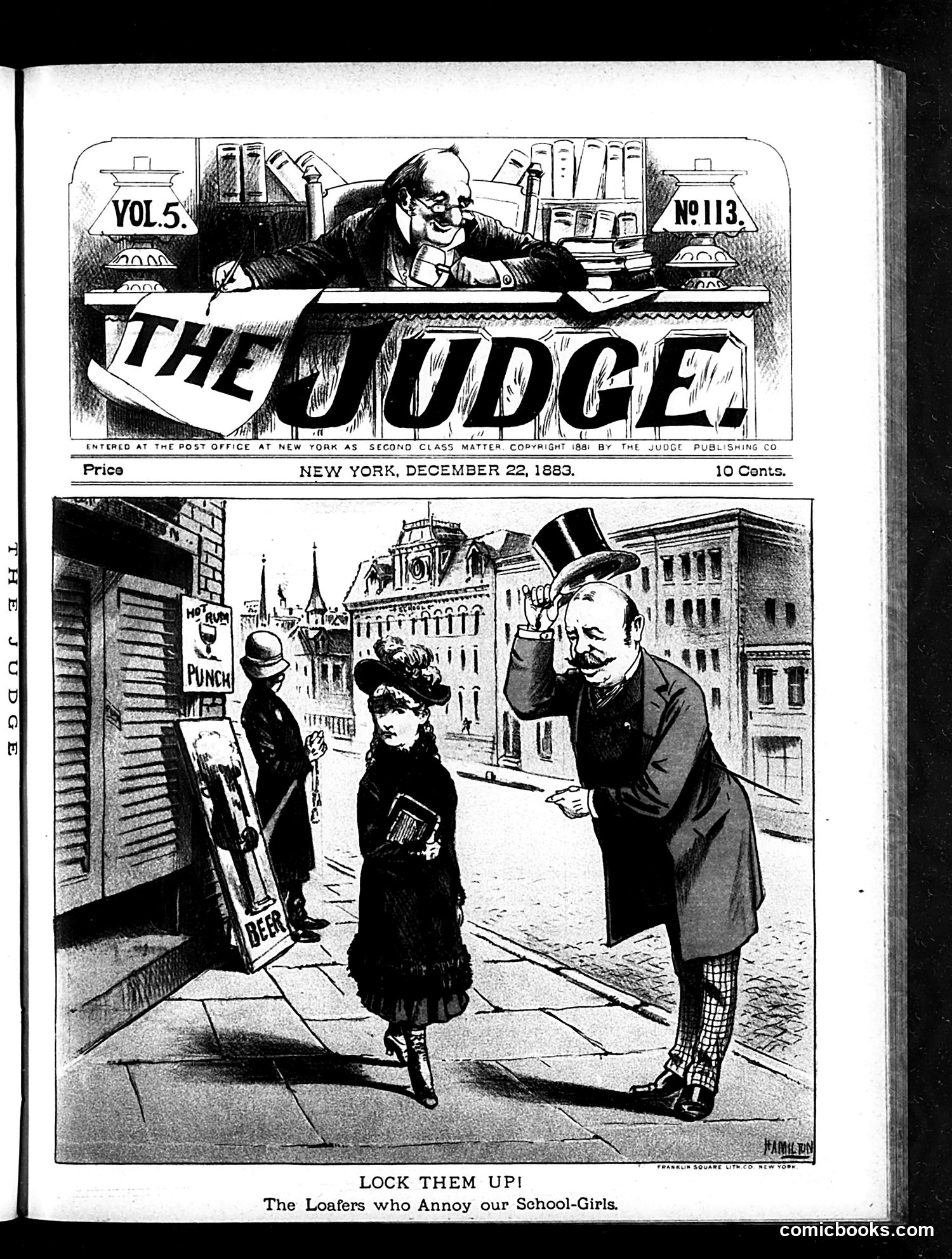 Judge — December 22, 1883 — page 1: Judge, 1883-12-22