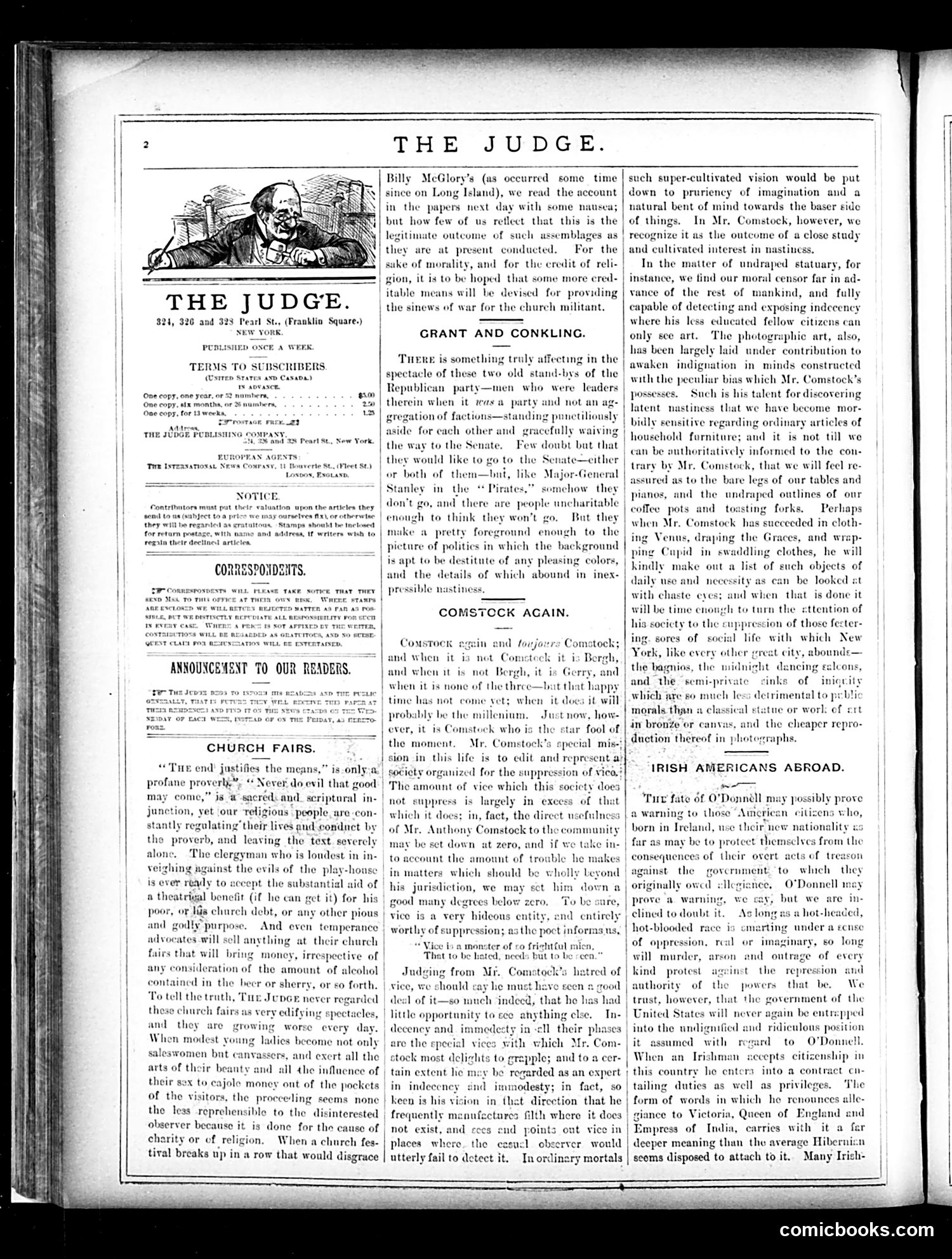 Judge — January 12, 1884 — page 2: Judge, 1884-01-12