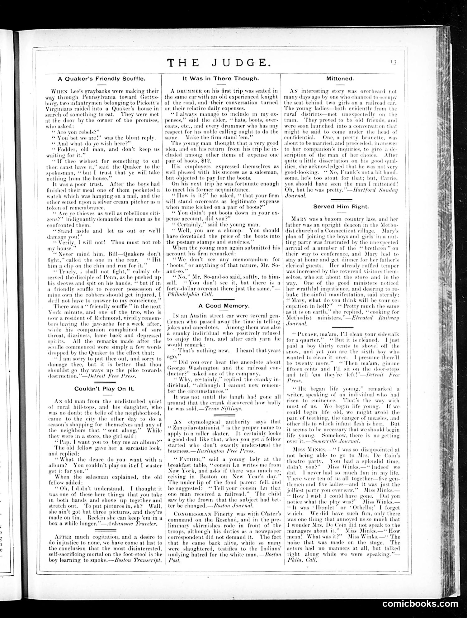 Judge — January 30, 1884 — page 13