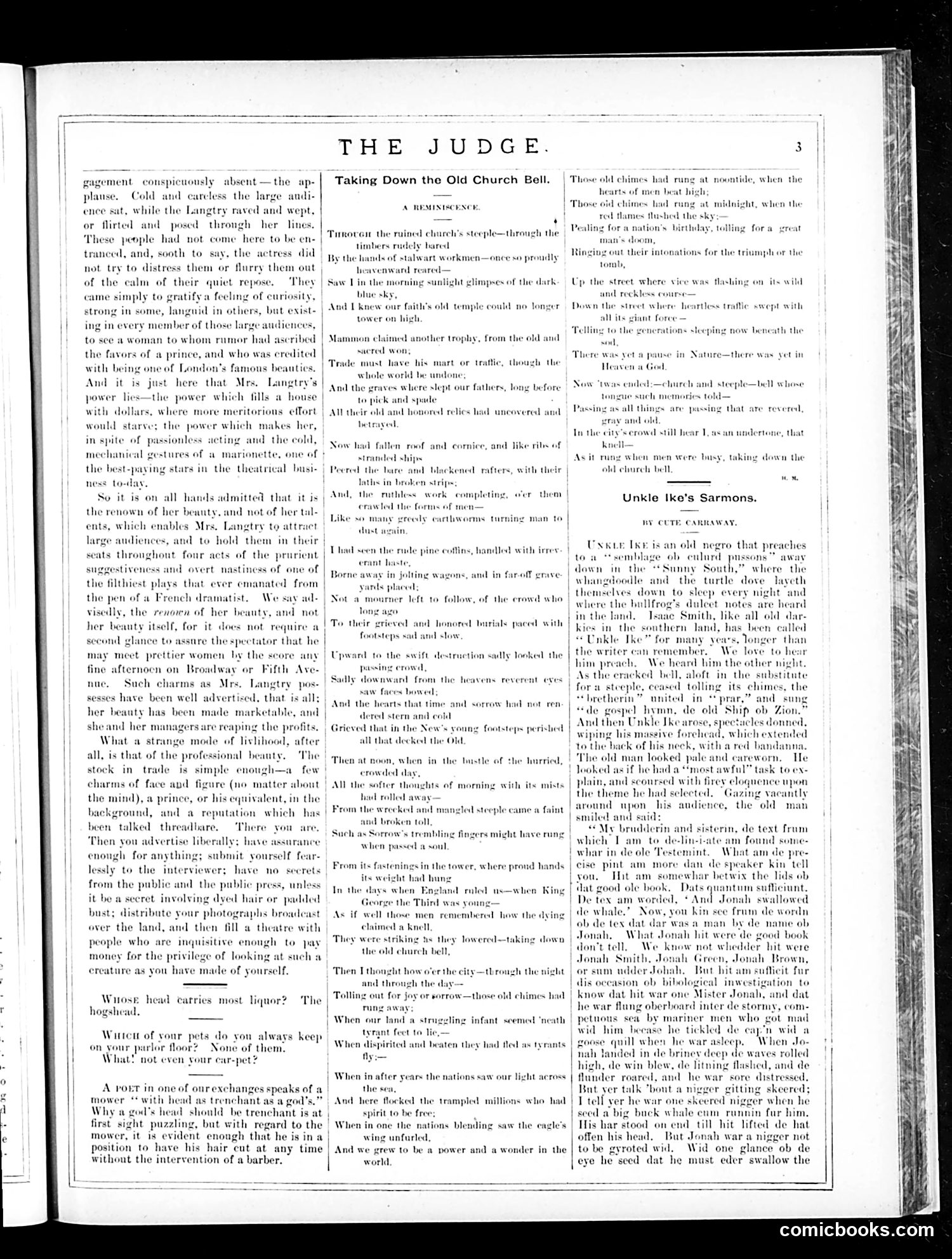Judge — February 9, 1884 — page 3: Judge, 1884-02-09