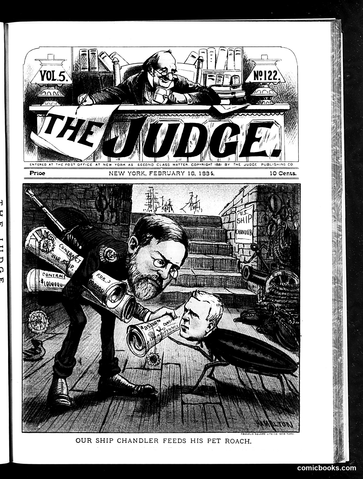Judge — February 16, 1884 — page 1: Judge, 1884-02-16