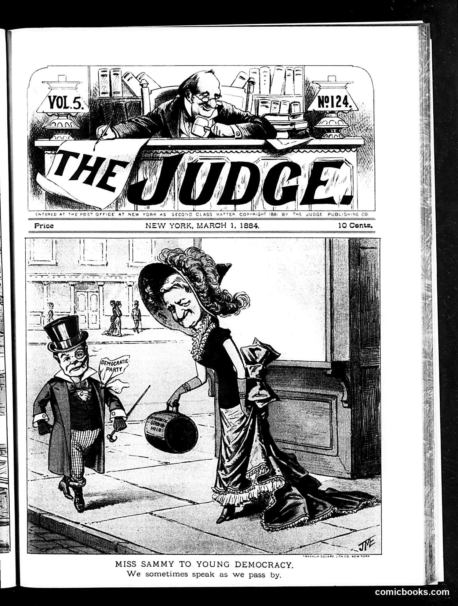 Judge — March 1, 1884 — page 1: Judge, 1884-03-01