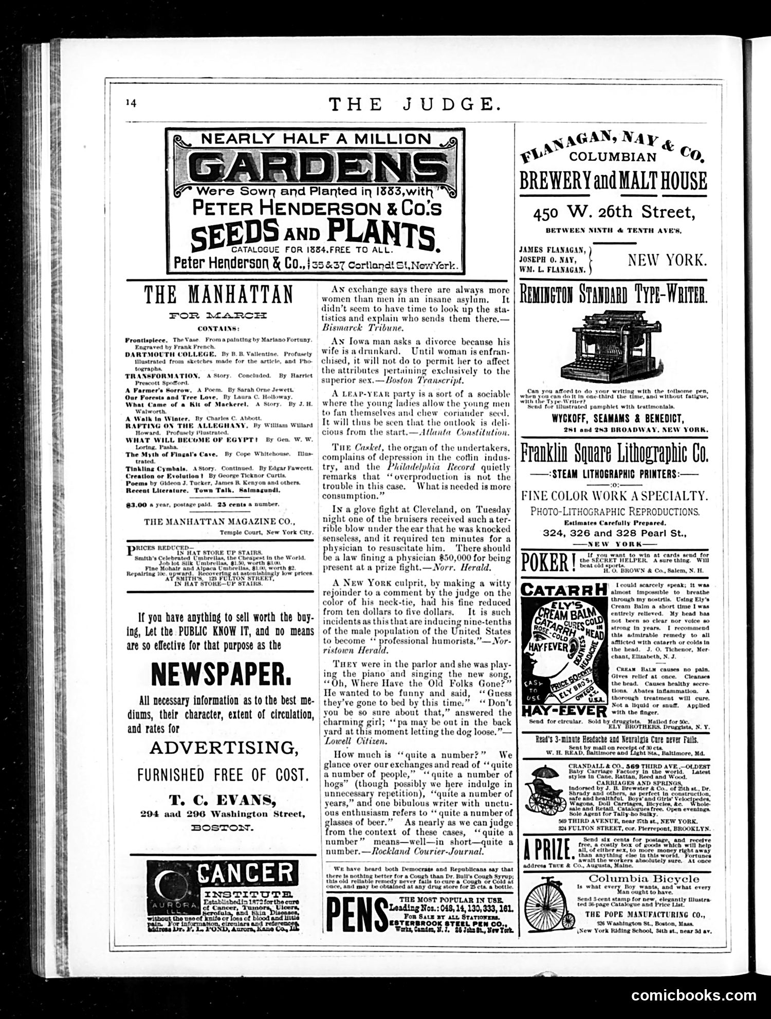 Judge — March 1, 1884 — page 14