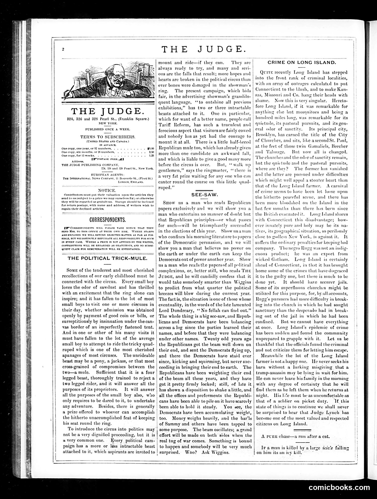 Judge — March 8, 1884 — page 2: Judge, 1884-03-08