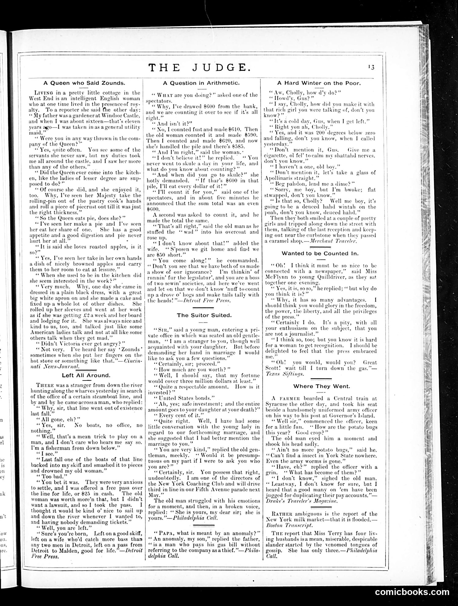 Judge — March 8, 1884 — page 13
