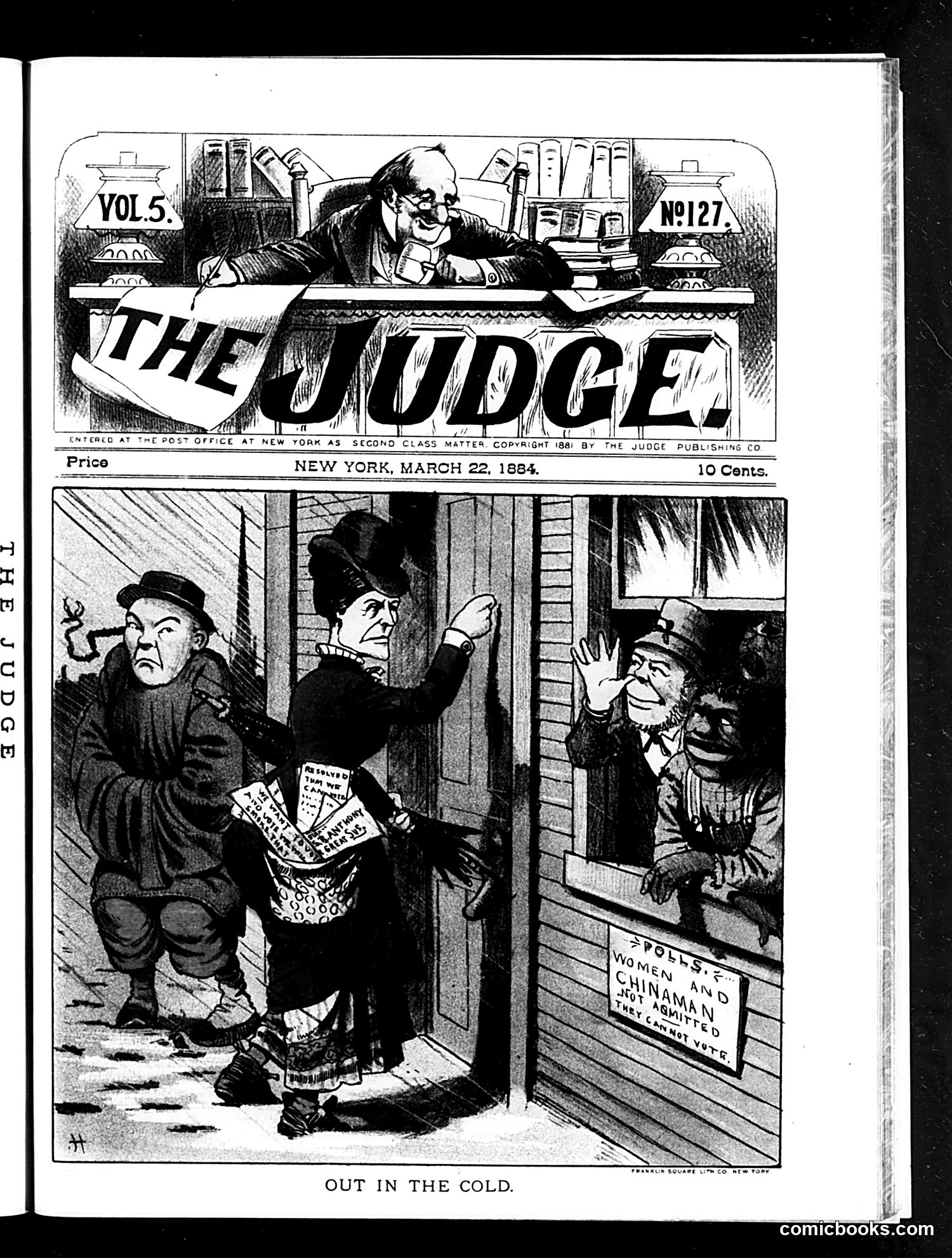 Judge — March 22, 1884 — page 1: Judge, 1884-03-22
