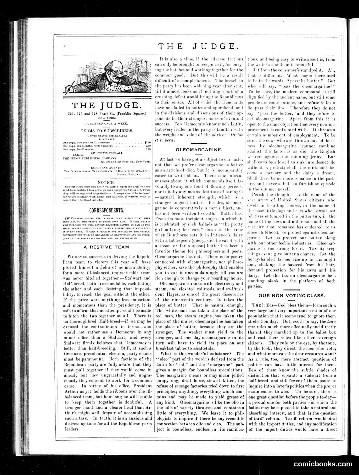 Judge — March 22, 1884 — page 2: Judge, 1884-03-22