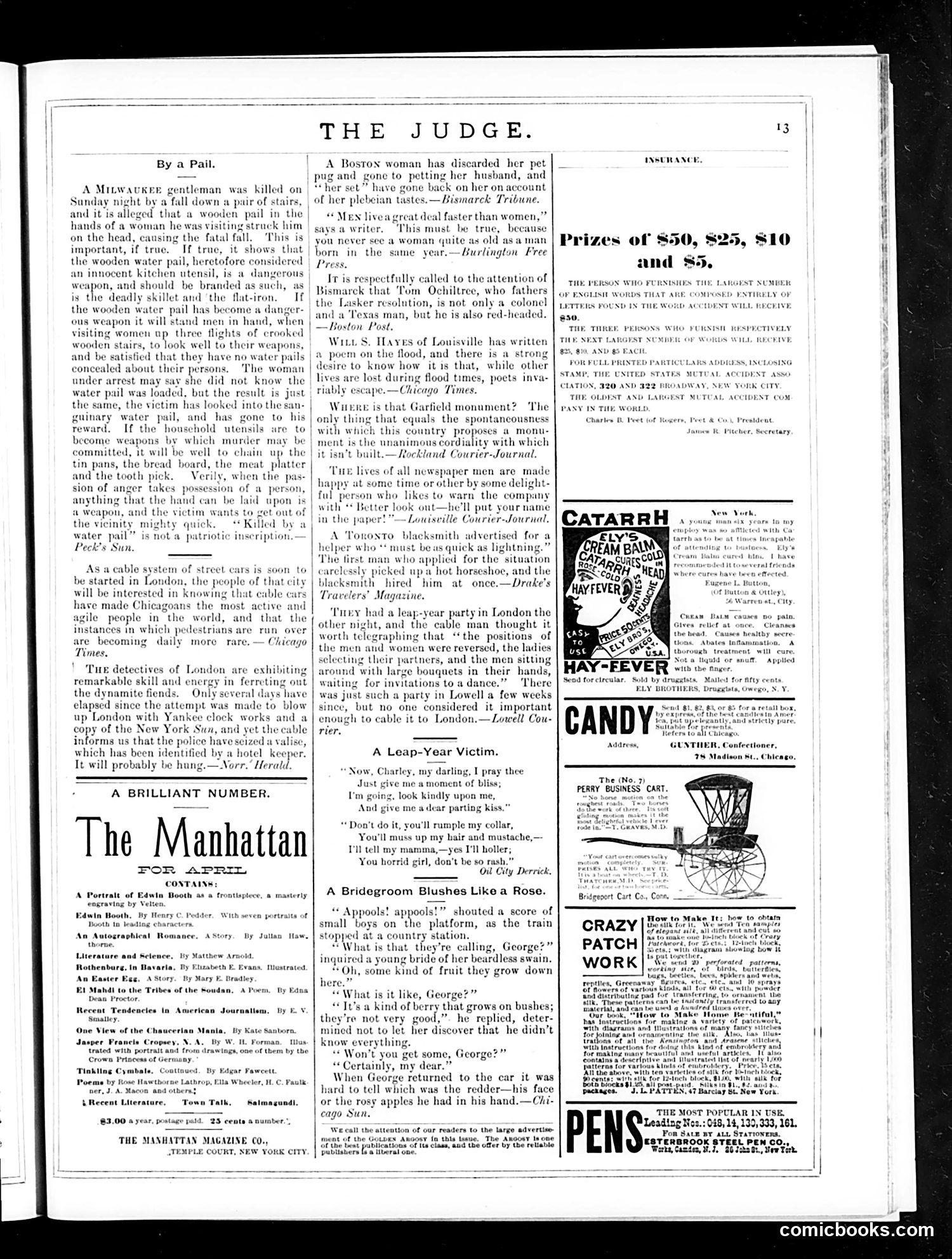 Judge — March 29, 1884 — page 13