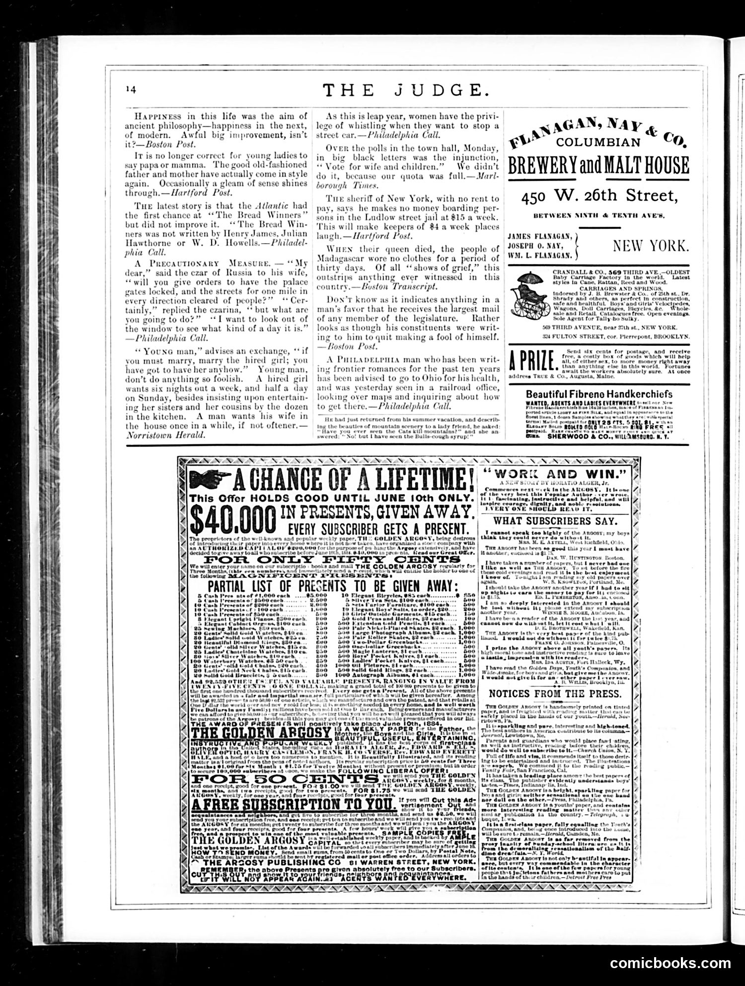 Judge — March 29, 1884 — page 14