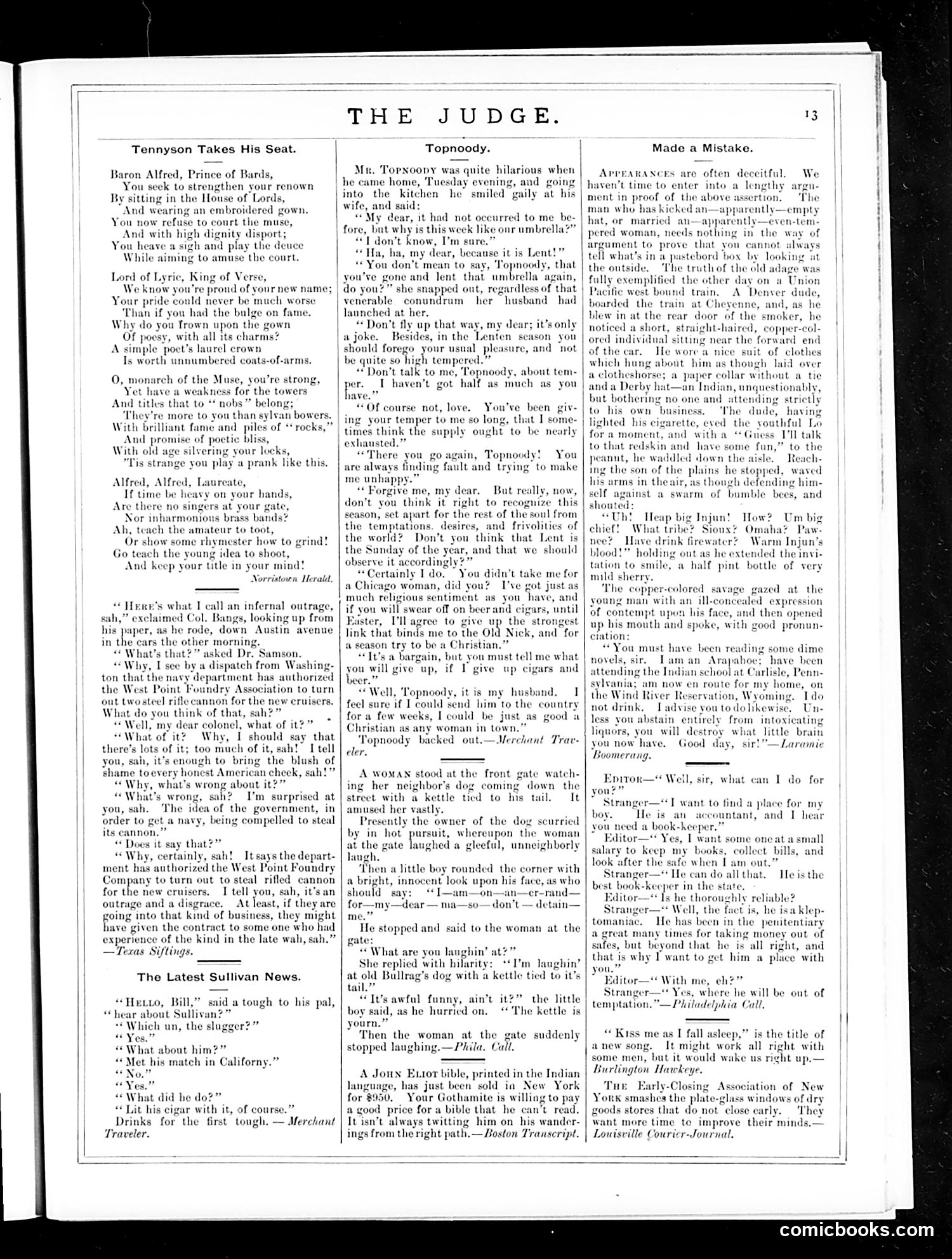 Judge — April 5, 1884 — page 13