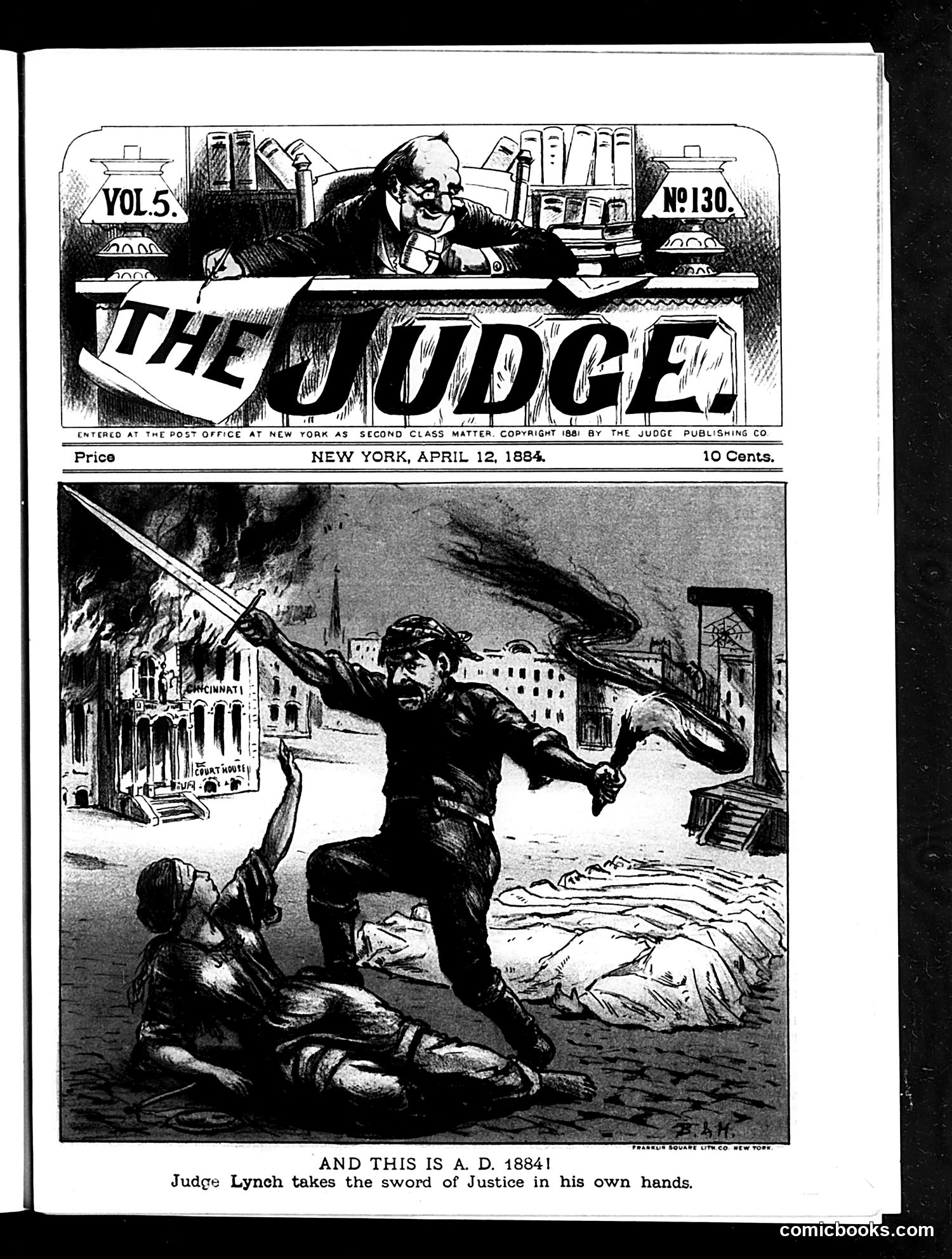 Judge — April 12, 1884 — page 1: Judge, 1884-04-12