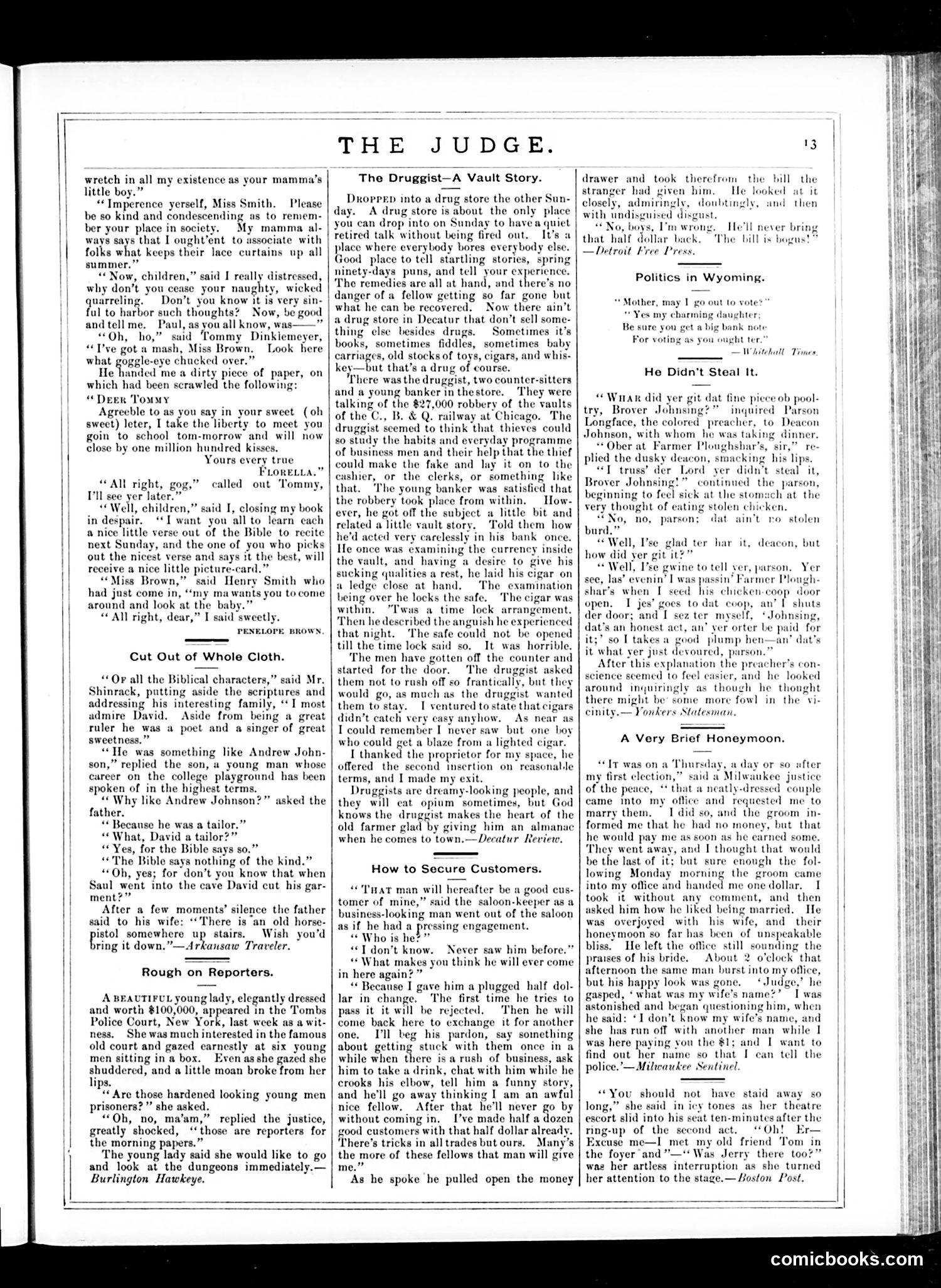 Judge — April 19, 1884 — page 13