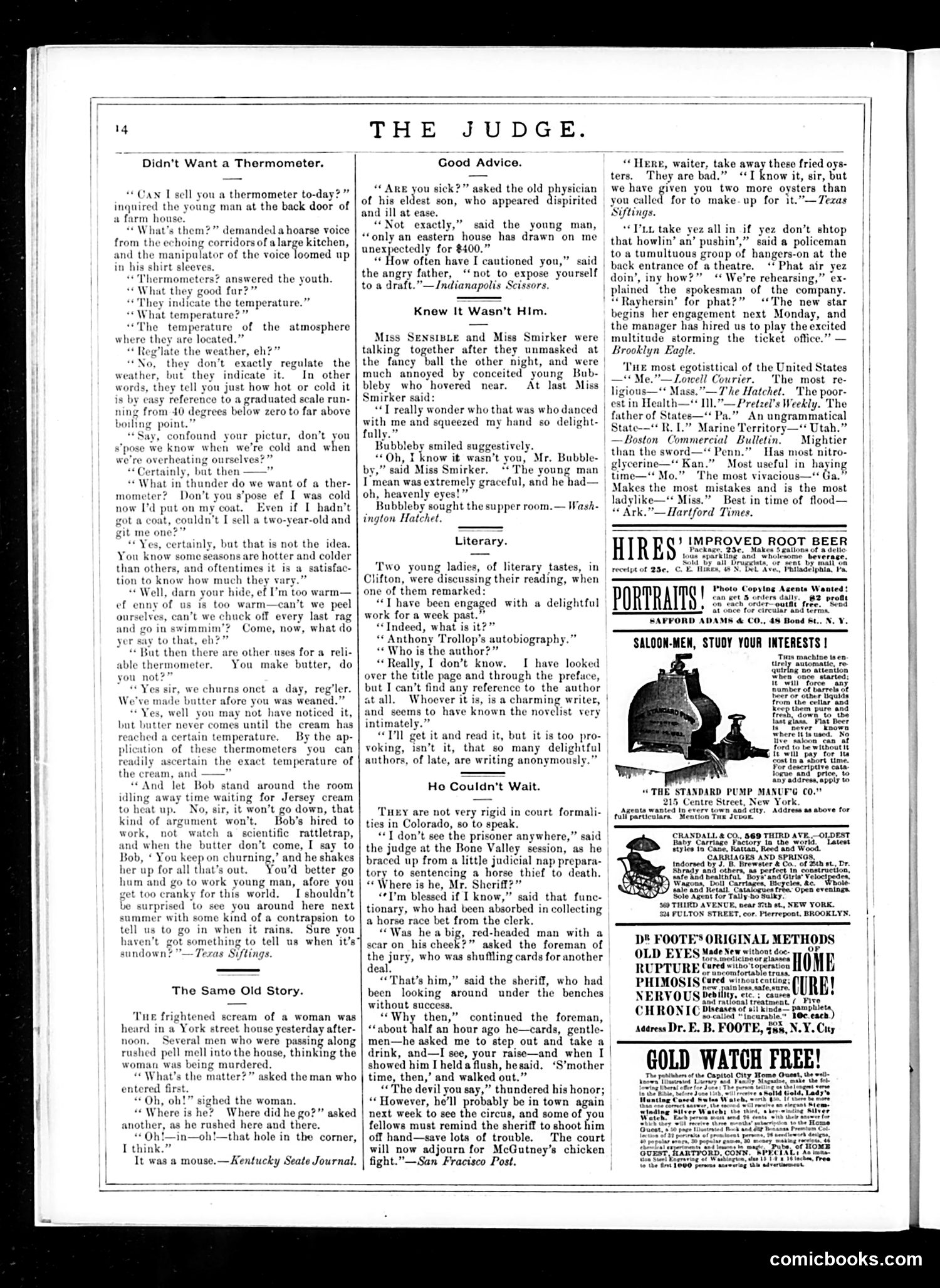 Judge — April 19, 1884 — page 14