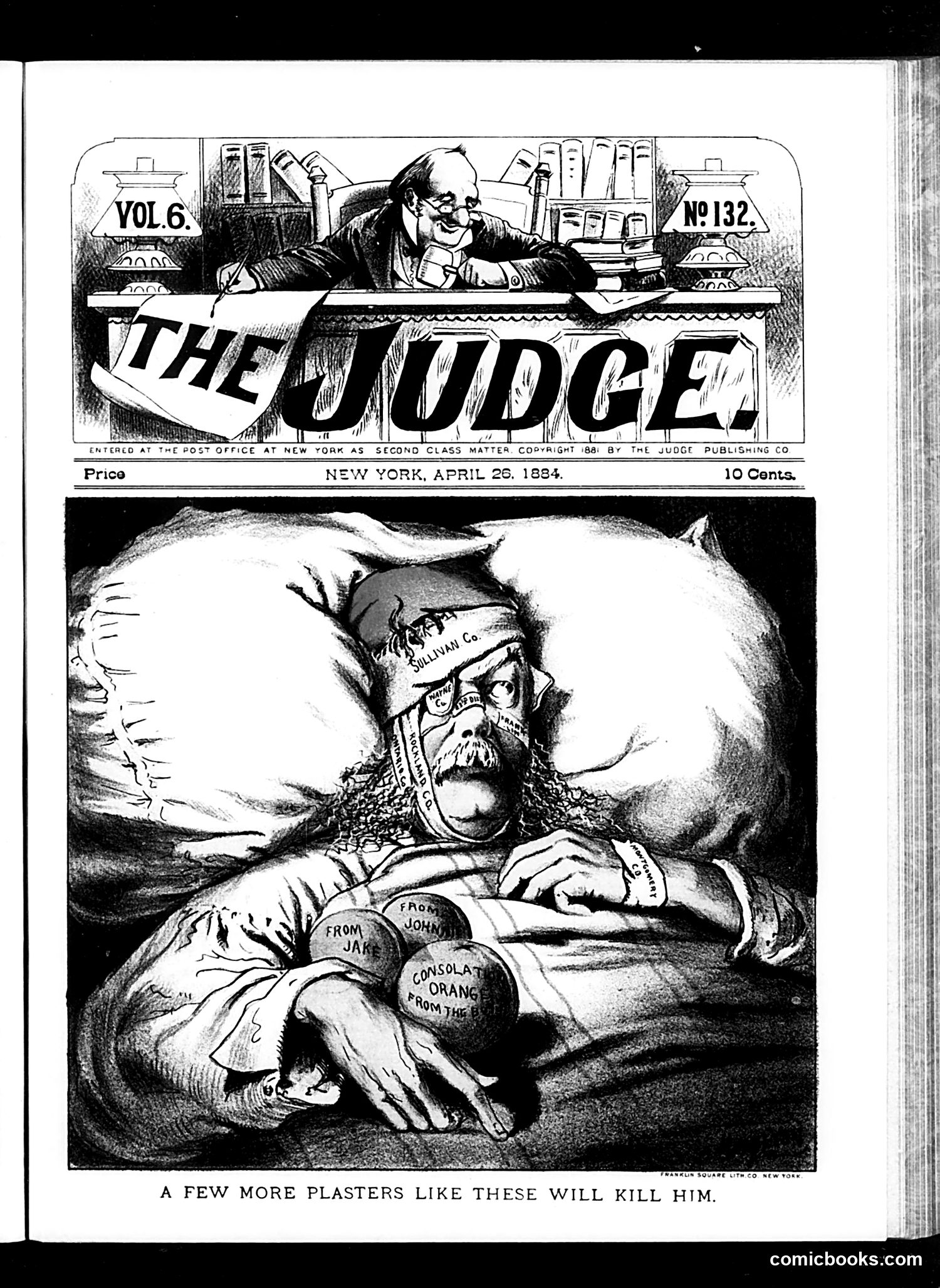 Judge — April 26, 1884 — page 1: Judge, 1884-04-26