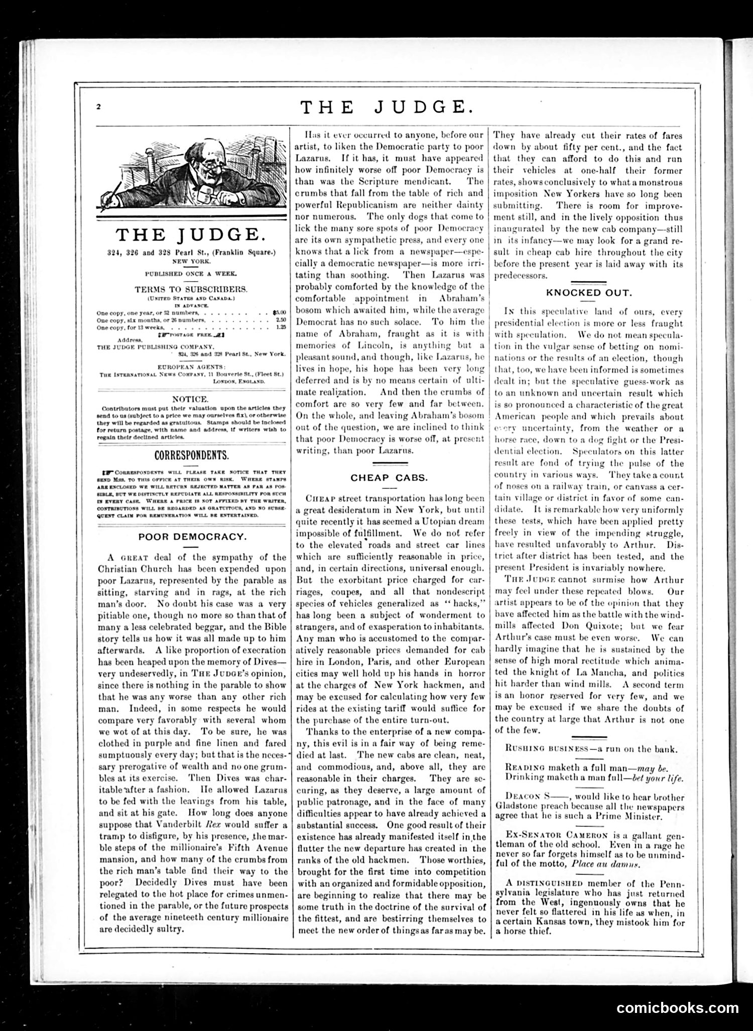 Judge — April 26, 1884 — page 2: Judge, 1884-04-26