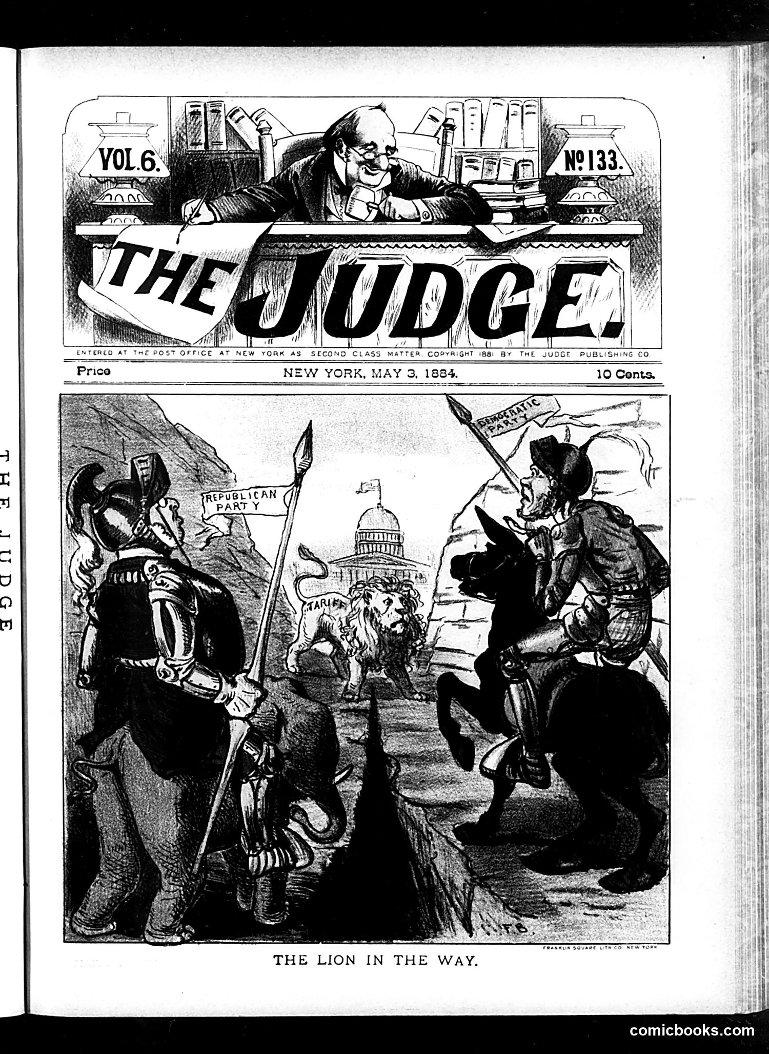Judge — May 3, 1884 — page 1: Judge, 1884-05-03