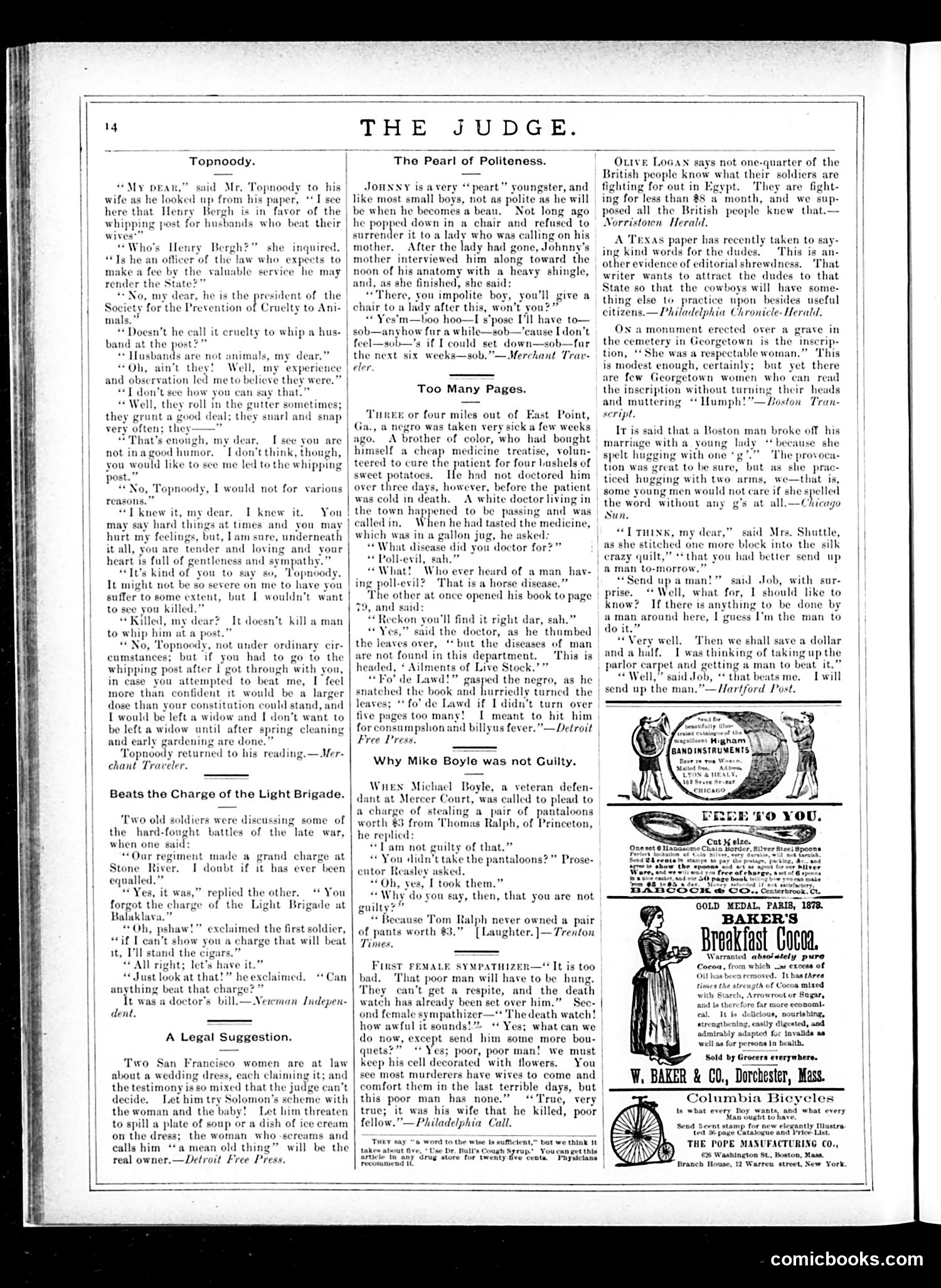 Judge — May 10, 1884 — page 14