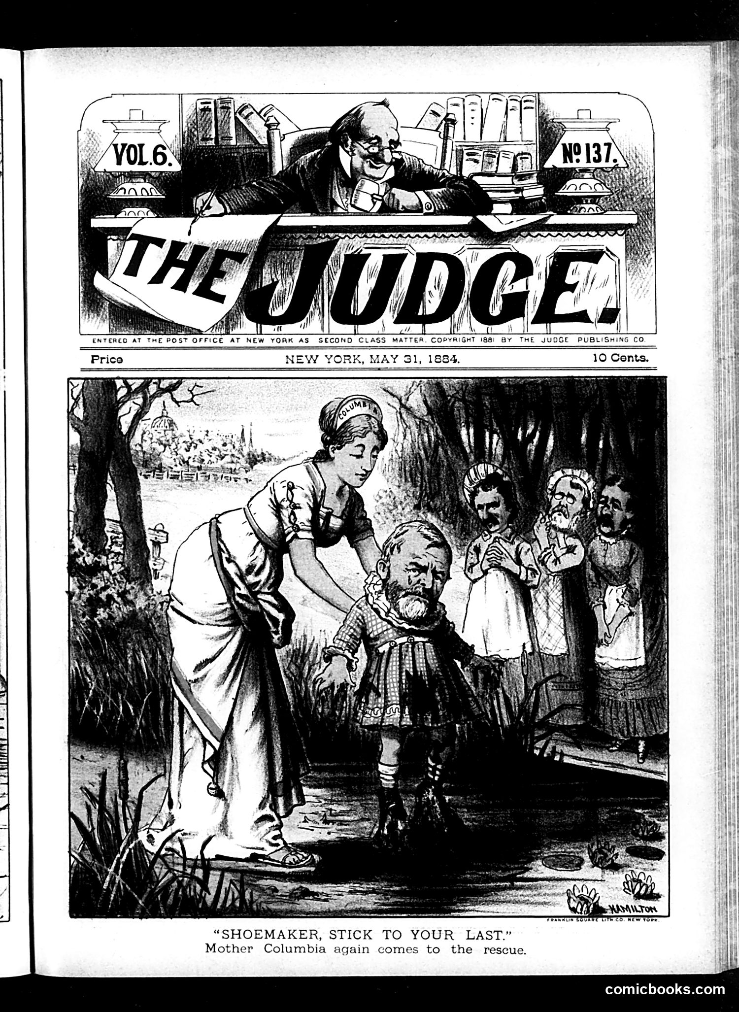 Judge — May 31, 1884 — page 1: Judge, 1884-05-31