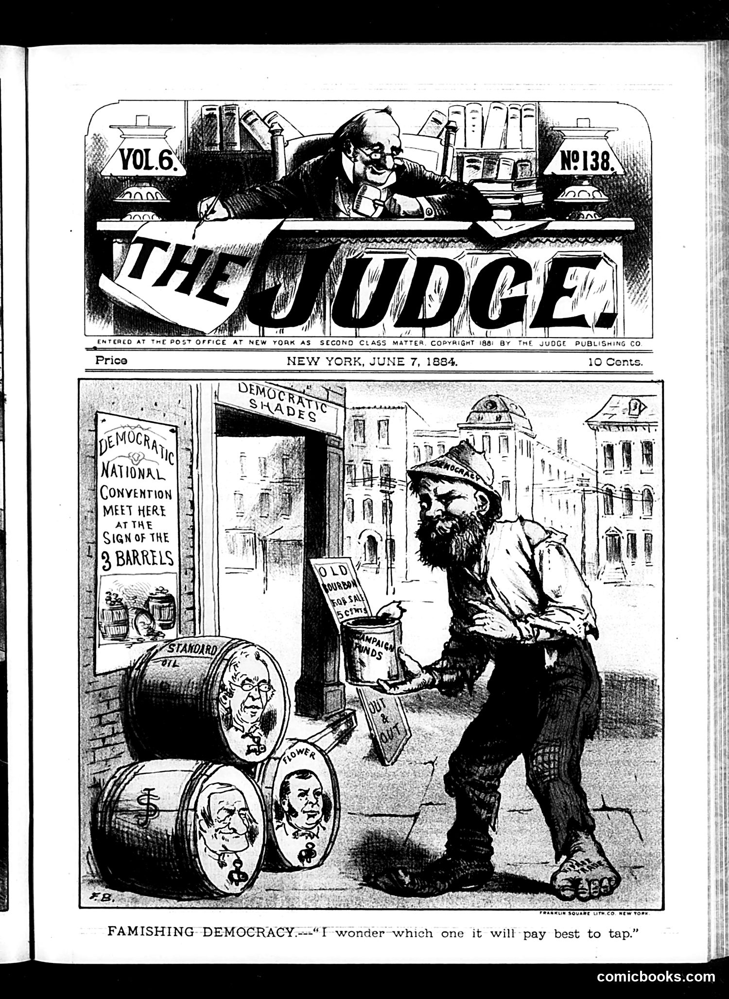 Judge — June 7, 1884 — page 1: Judge, 1884-06-07