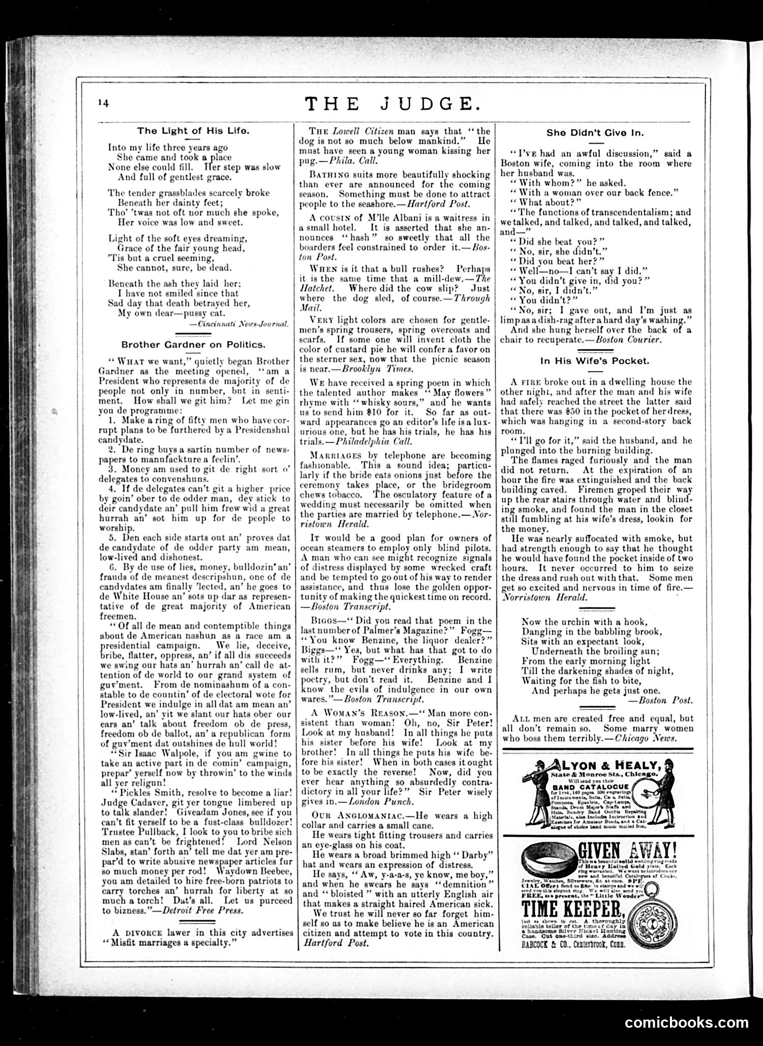 Judge — June 7, 1884 — page 14