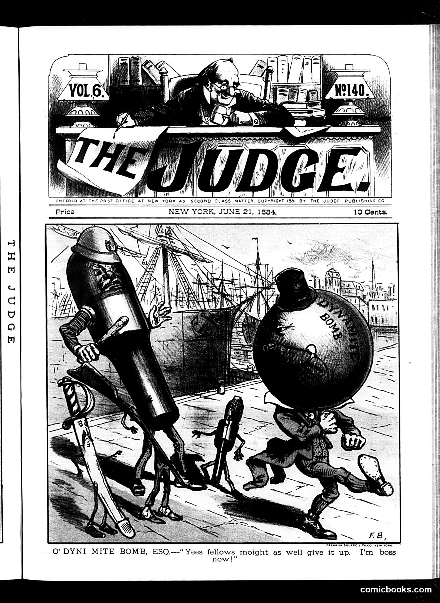 Judge — June 21, 1884 — page 1: Judge, 1884-06-21