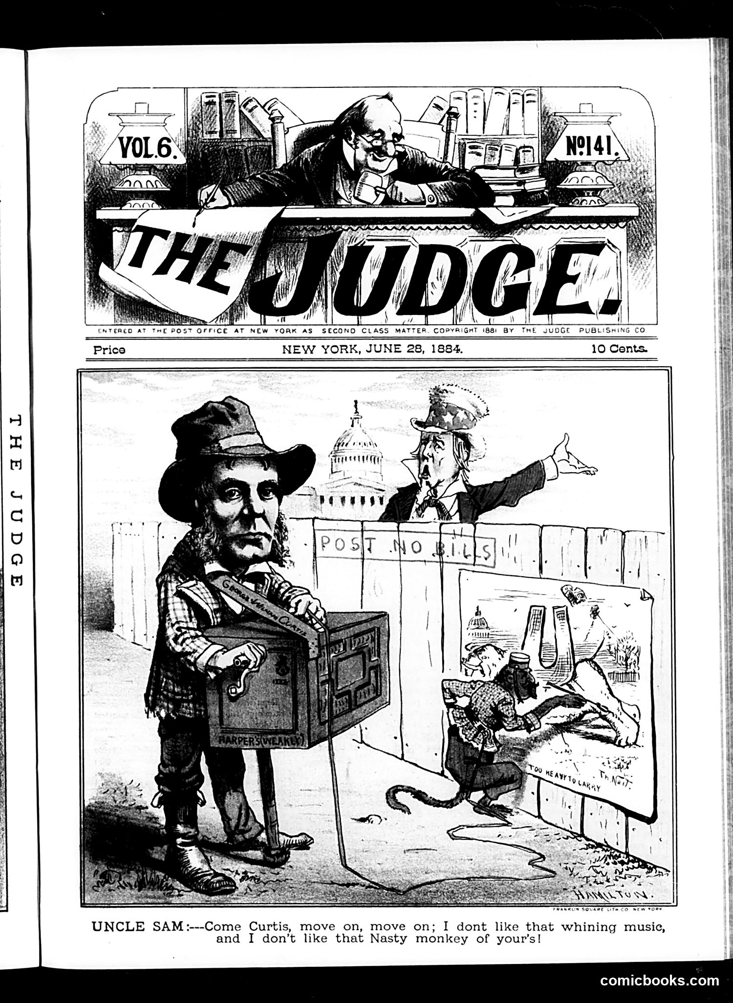 Judge — June 28, 1884 — page 1: Judge, 1884-06-28