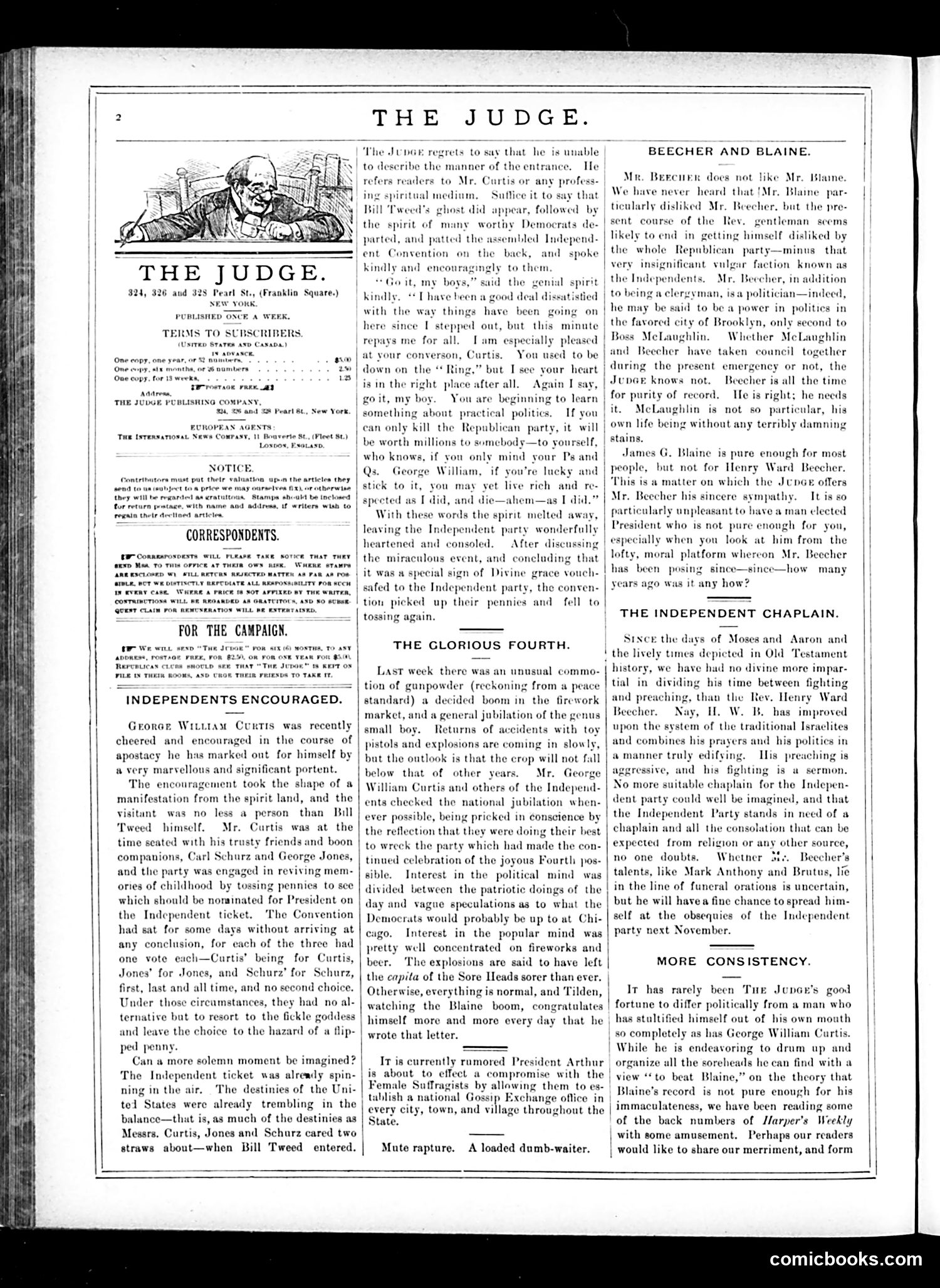 Judge — July 12, 1884 — page 2: Judge, 1884-07-12