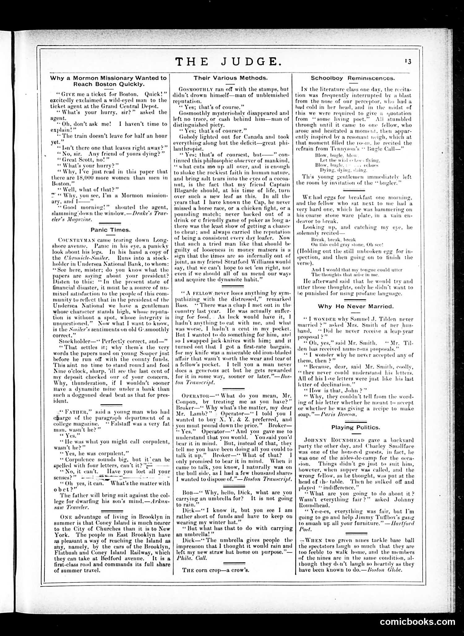 Judge — July 12, 1884 — page 13