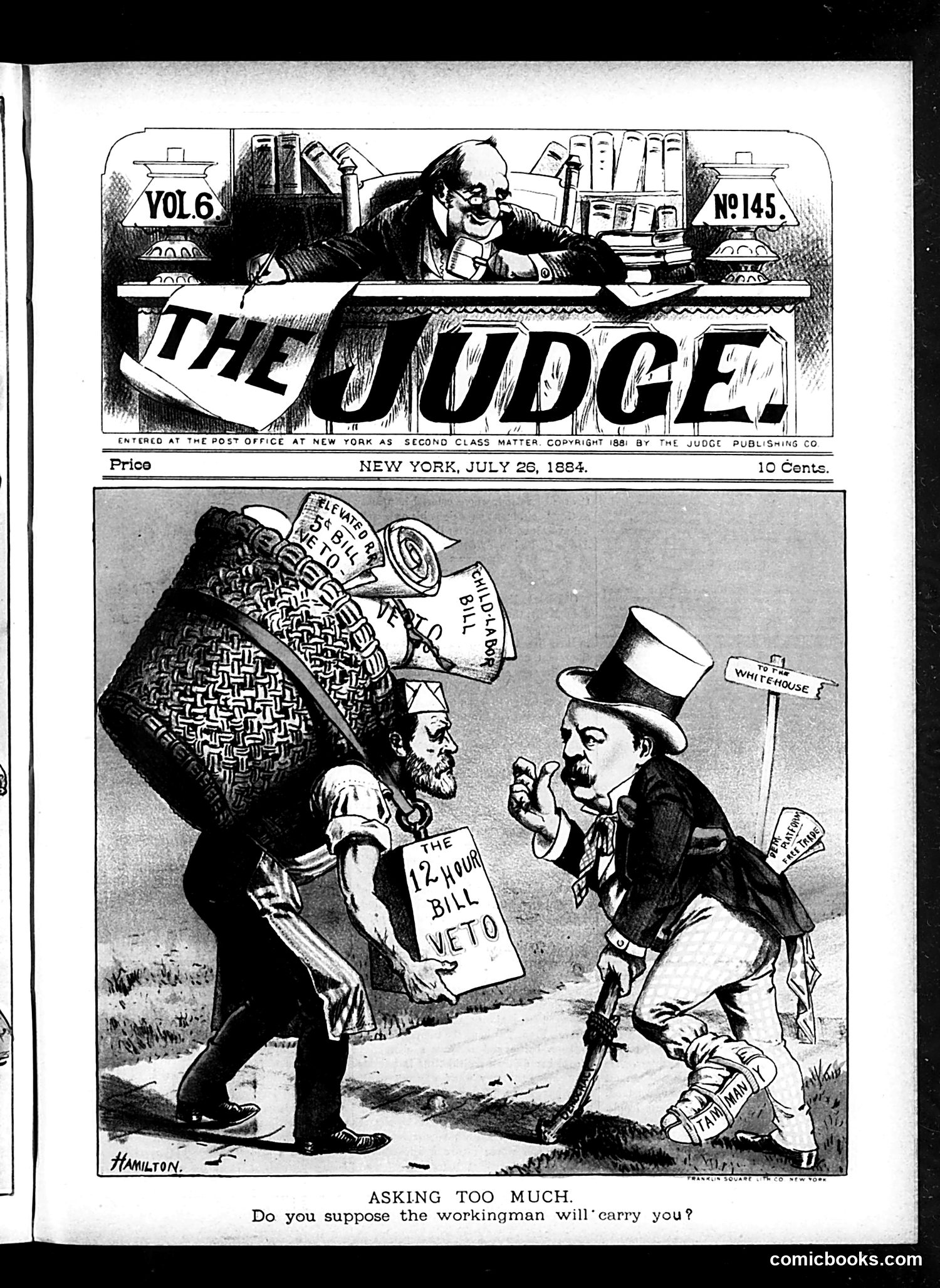 Judge — July 26, 1884 — page 1: Judge, 1884-07-26