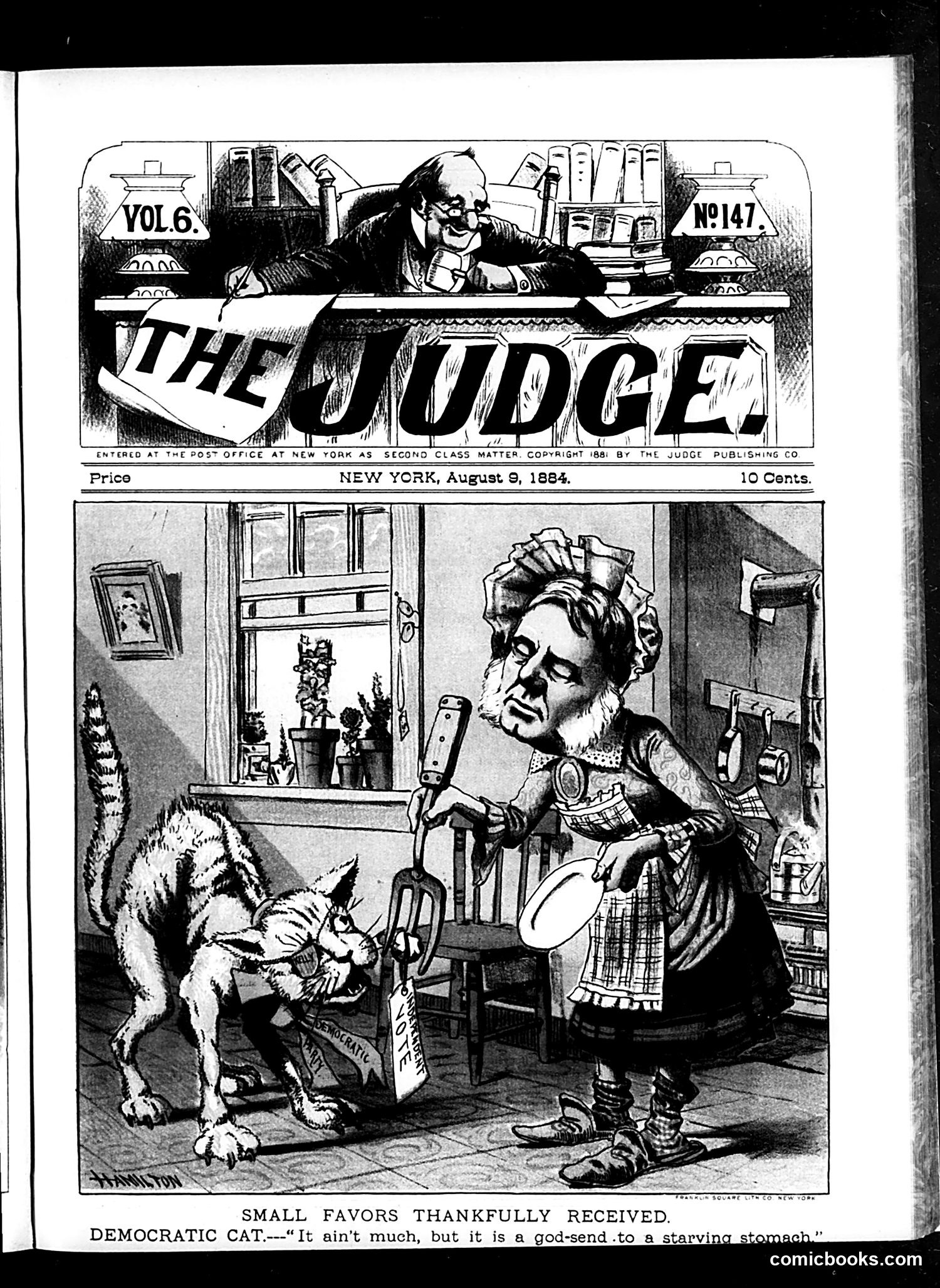 Judge — August 9, 1884 — page 1: Judge, 1884-08-09