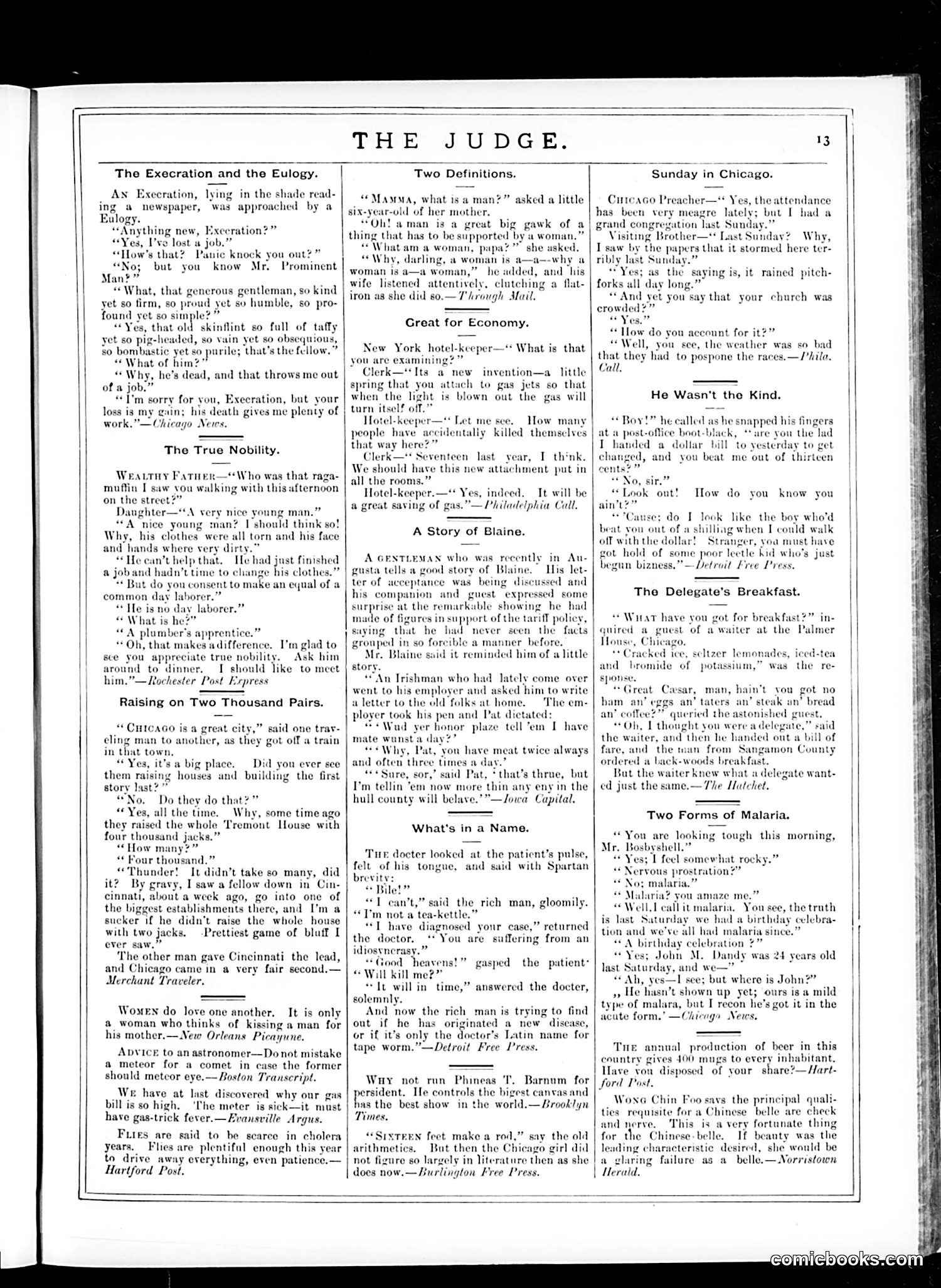 Judge — August 23, 1884 — page 13