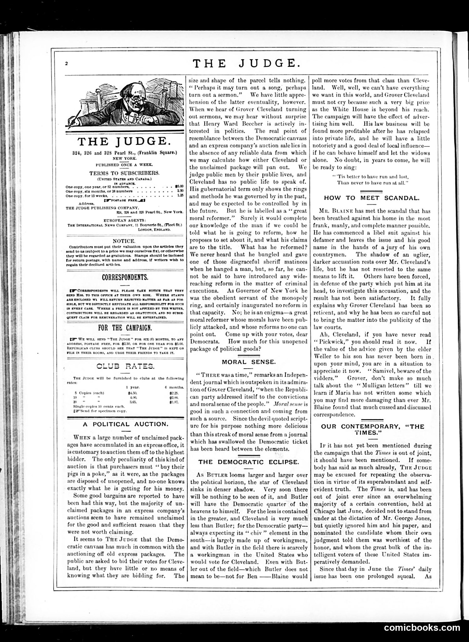 Judge — August 30, 1884 — page 2: Judge, 1884-08-30
