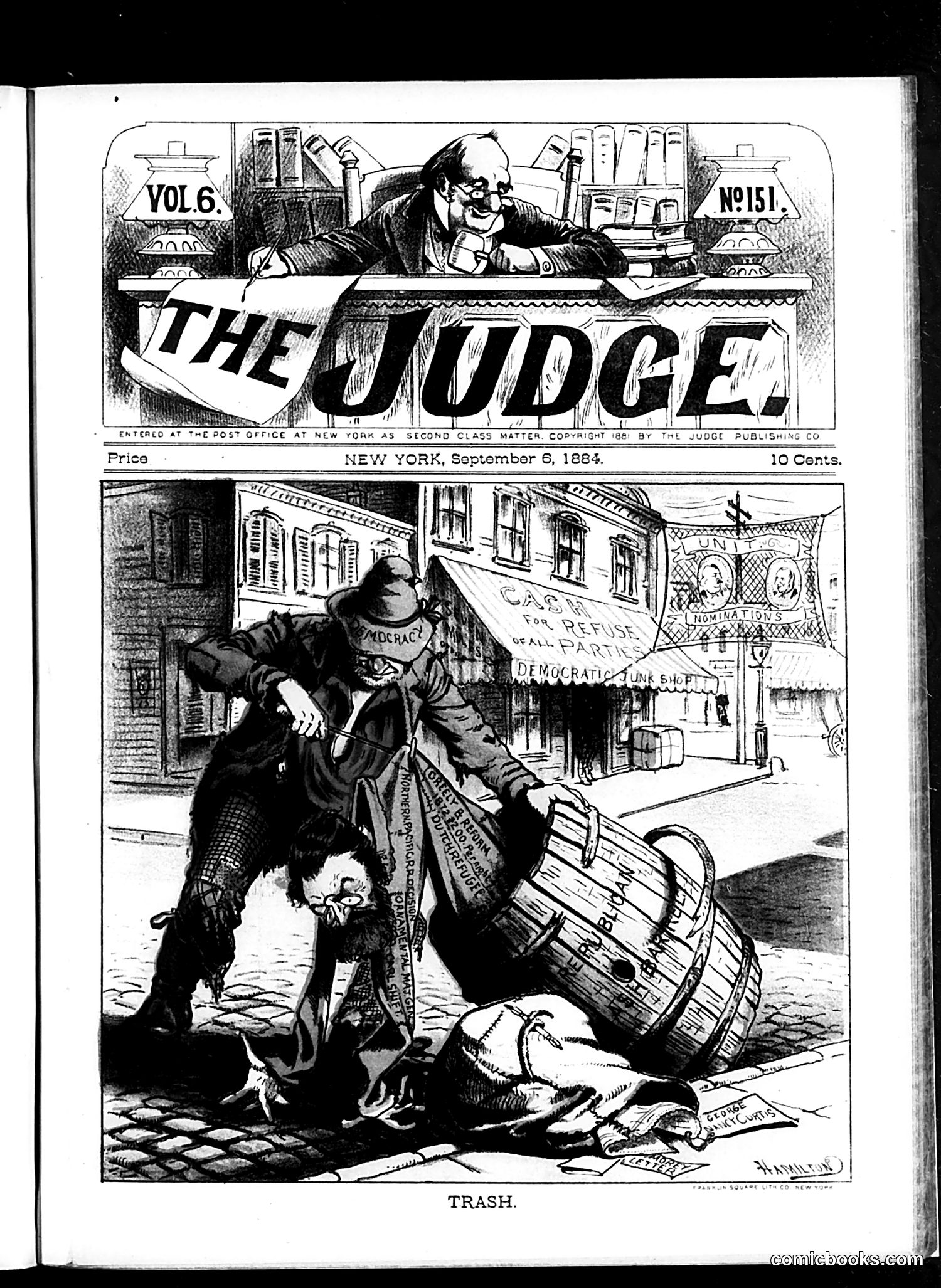 Judge — September 6, 1884 — page 1: Judge, 1884-09-06