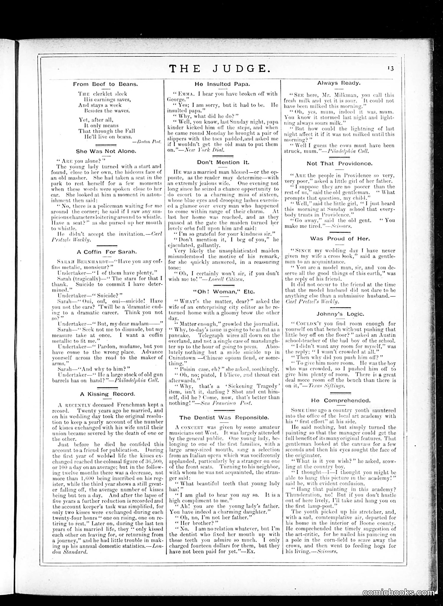 Judge — September 6, 1884 — page 13
