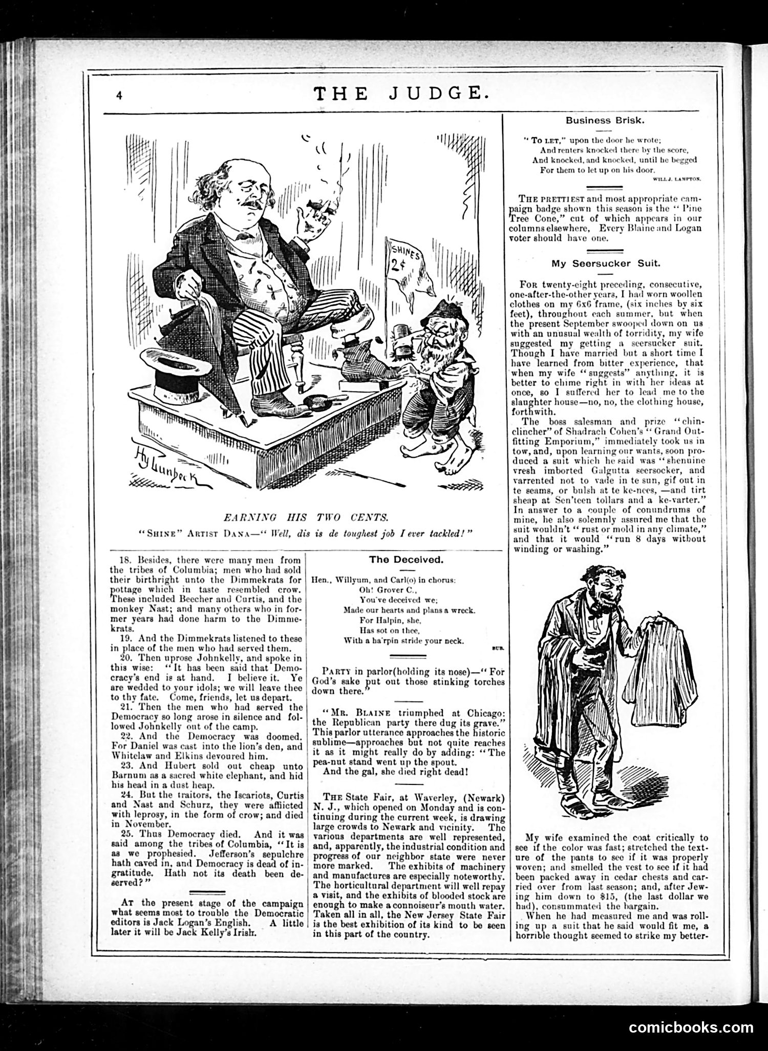 Judge — September 20, 1884 — page 4: Judge, 1884-09-20