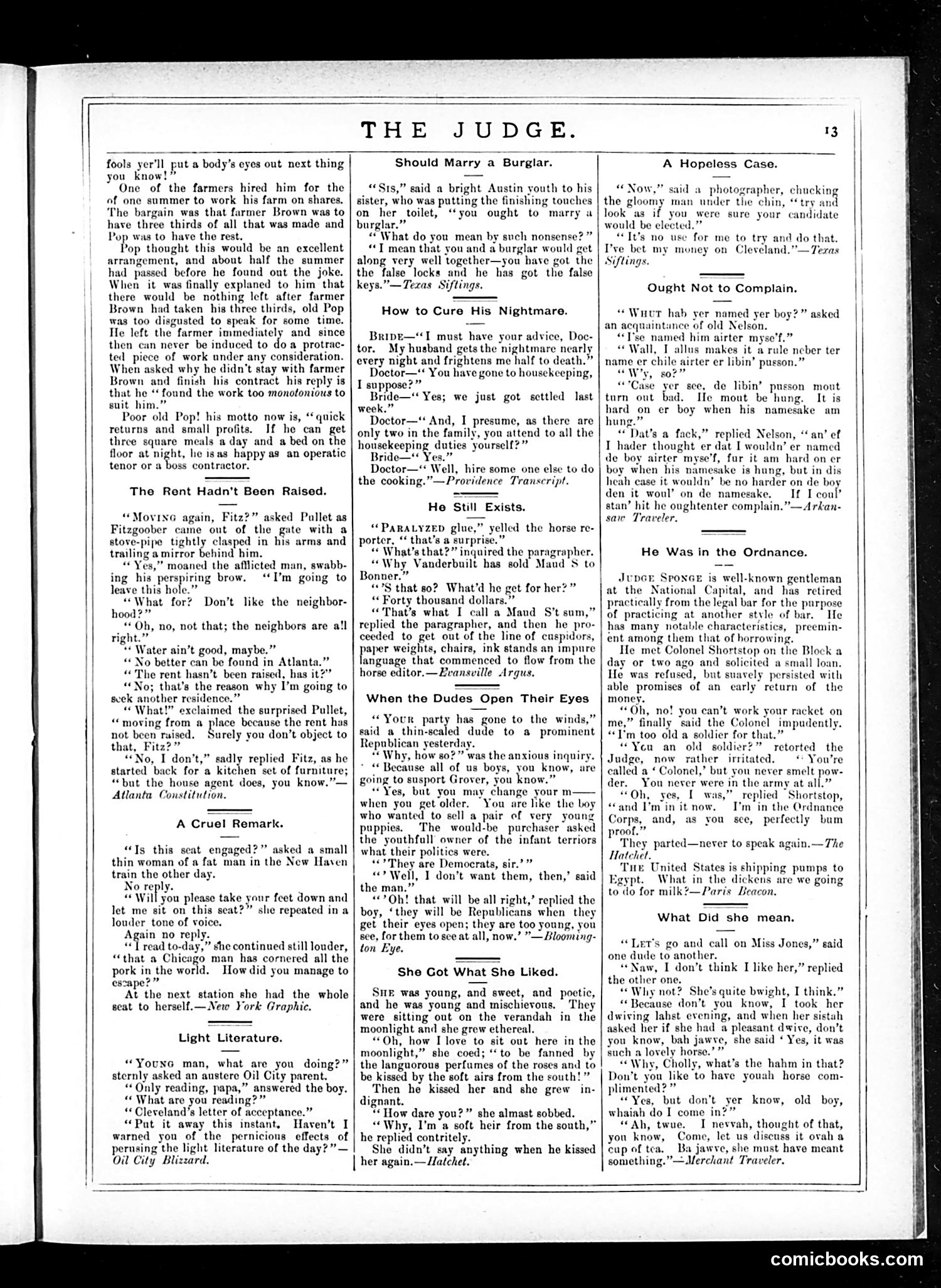 Judge — September 20, 1884 — page 13
