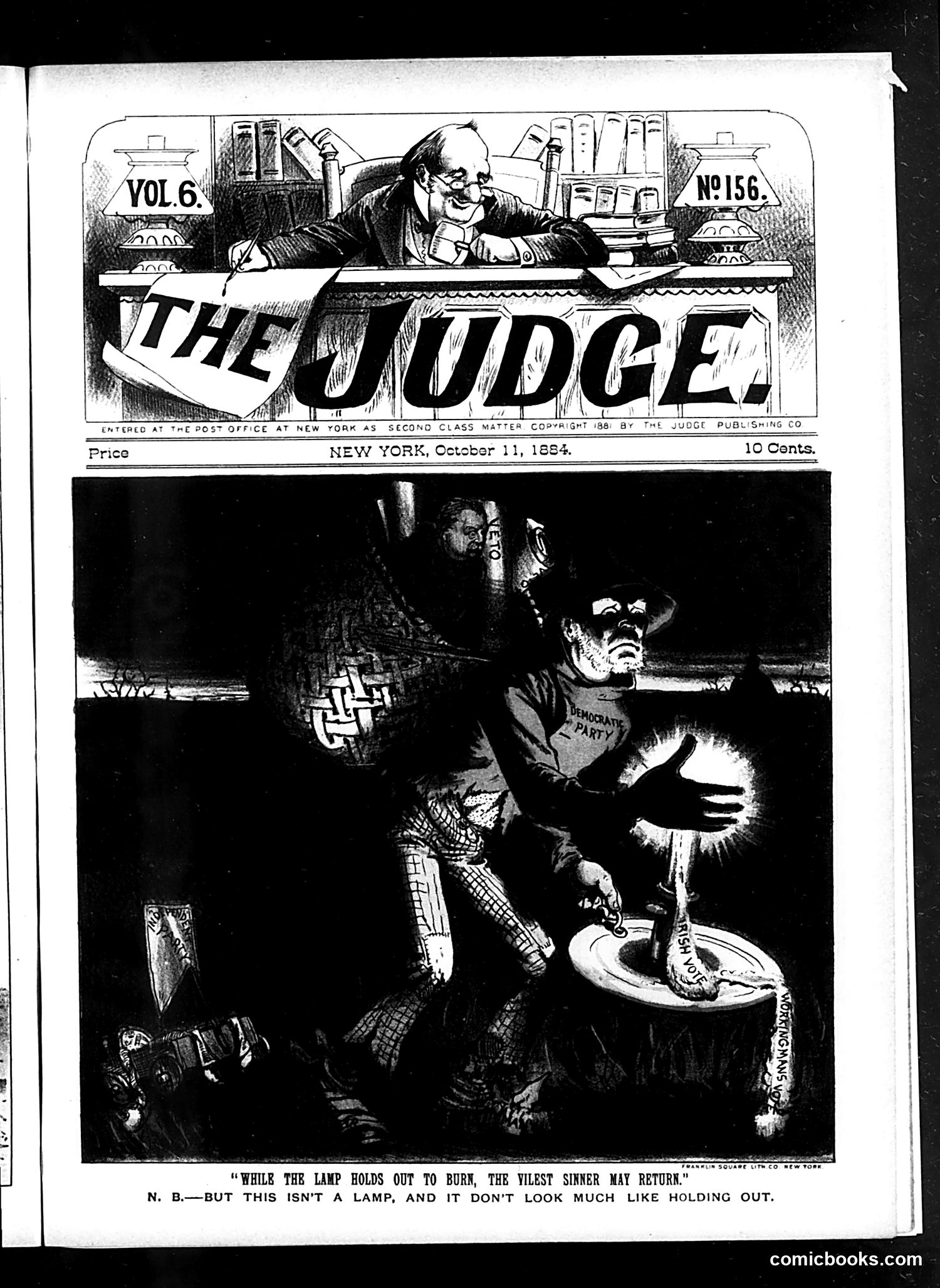 Judge — October 11, 1884 — page 1: Judge, 1884-10-11