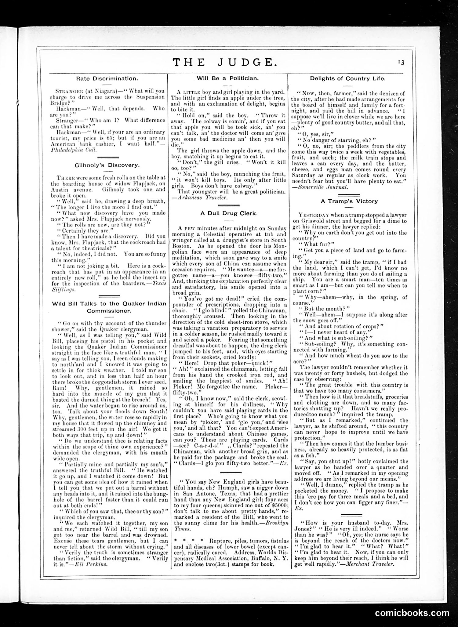 Judge — October 11, 1884 — page 13