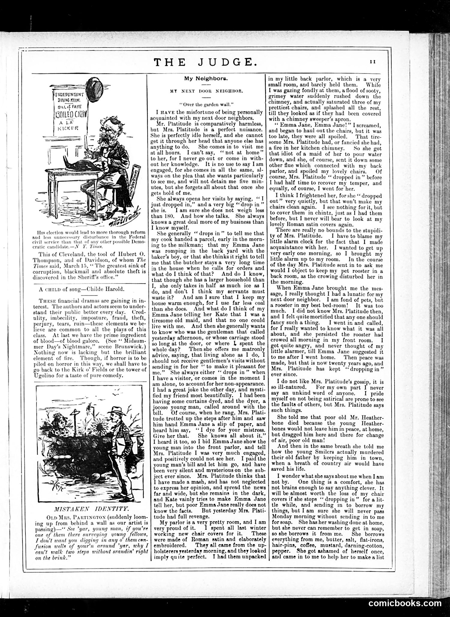 Judge — October 18, 1884 — page 11