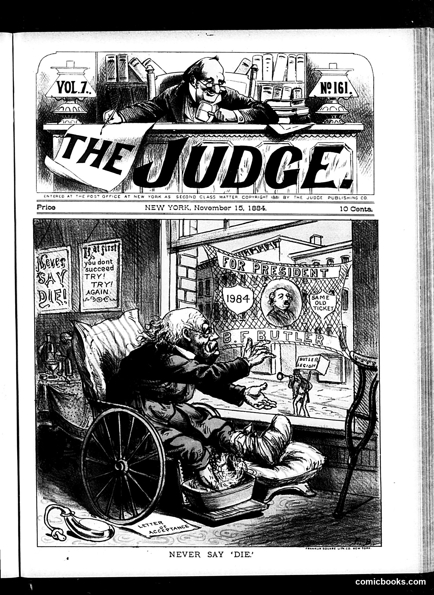 Judge — November 15, 1884 — page 1: Judge, 1884-11-15