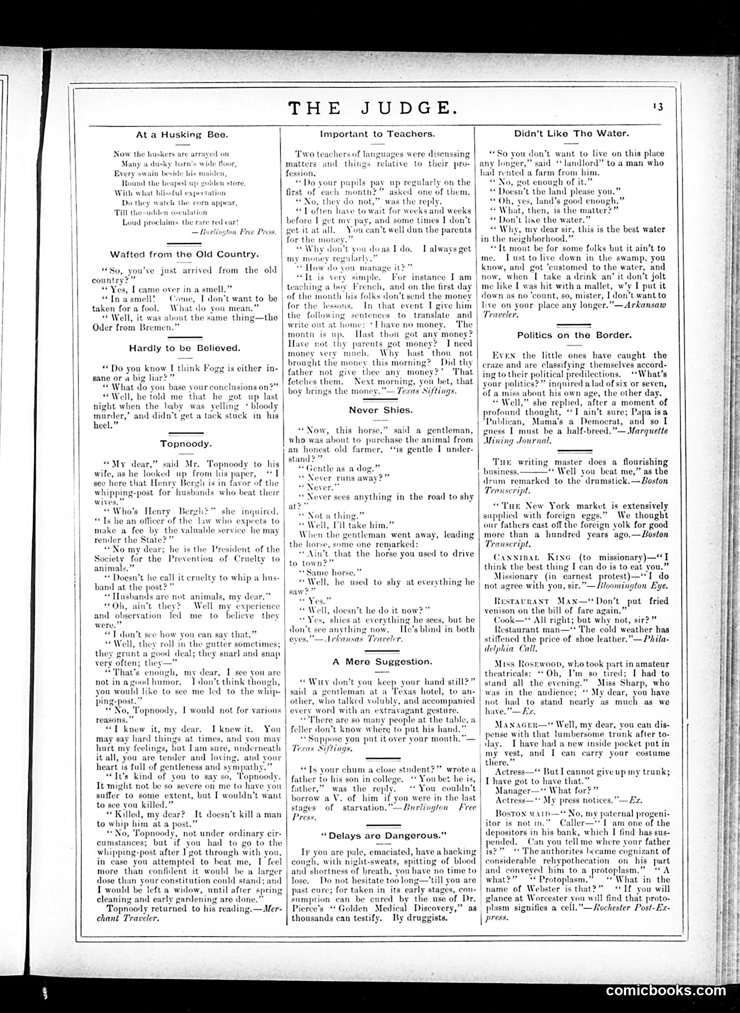 Judge — November 22, 1884 — page 13